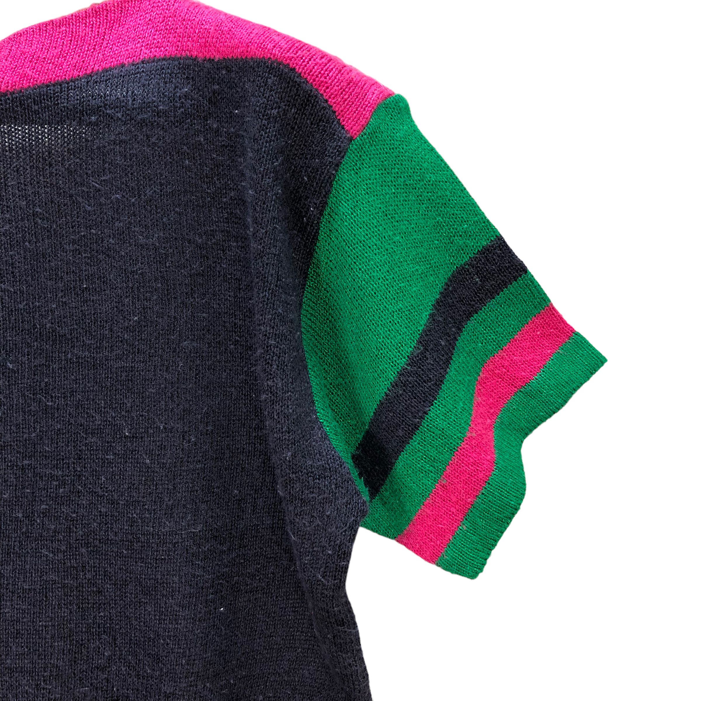 Japanese Brand VINTAGE KOIBITO MISAKI SHINY AGLEAN KNITWEAR #6996-104 Size S / US 4 / IT 40 - 7 Thumbnail