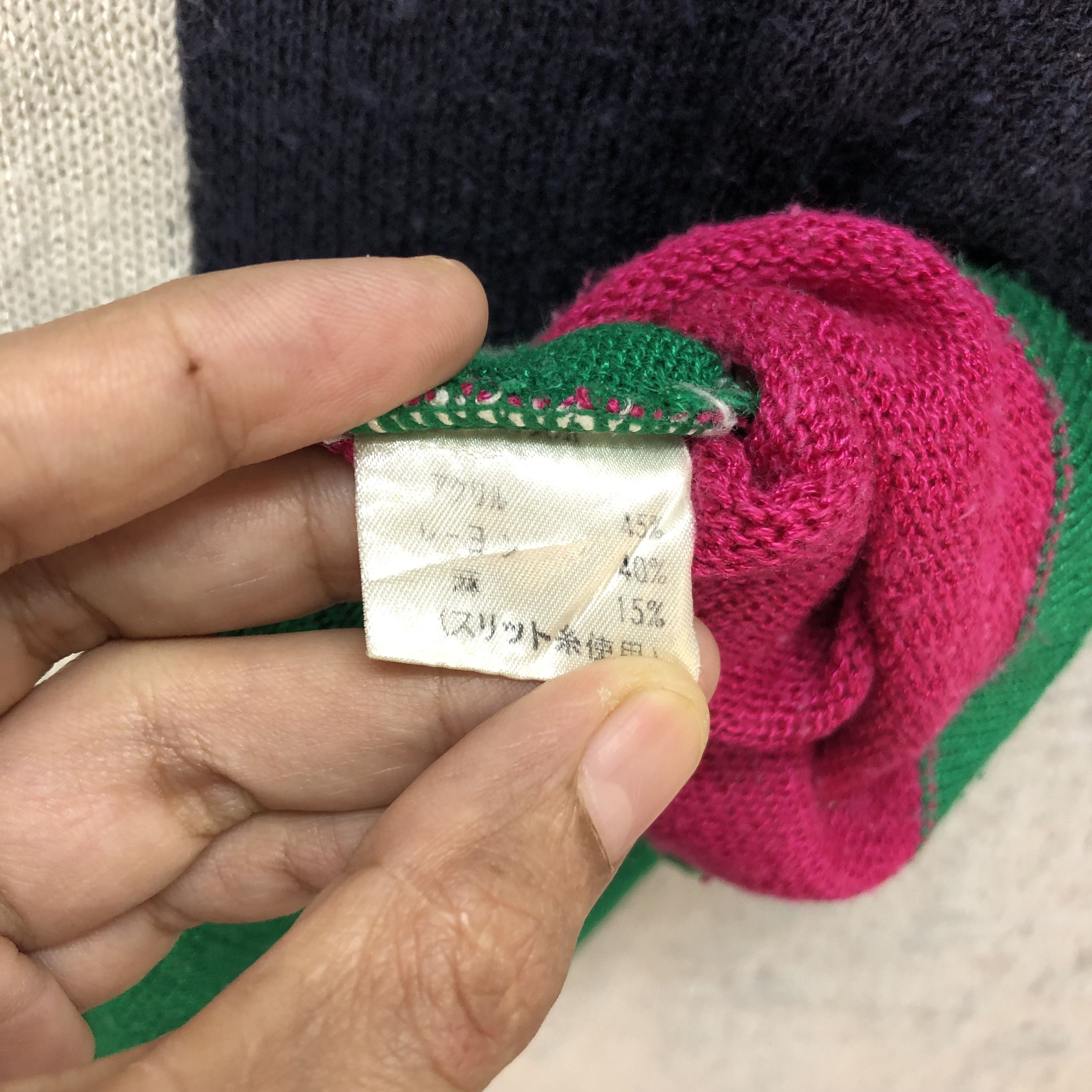 Japanese Brand VINTAGE KOIBITO MISAKI SHINY AGLEAN KNITWEAR #6996-104 Size S / US 4 / IT 40 - 9 Thumbnail