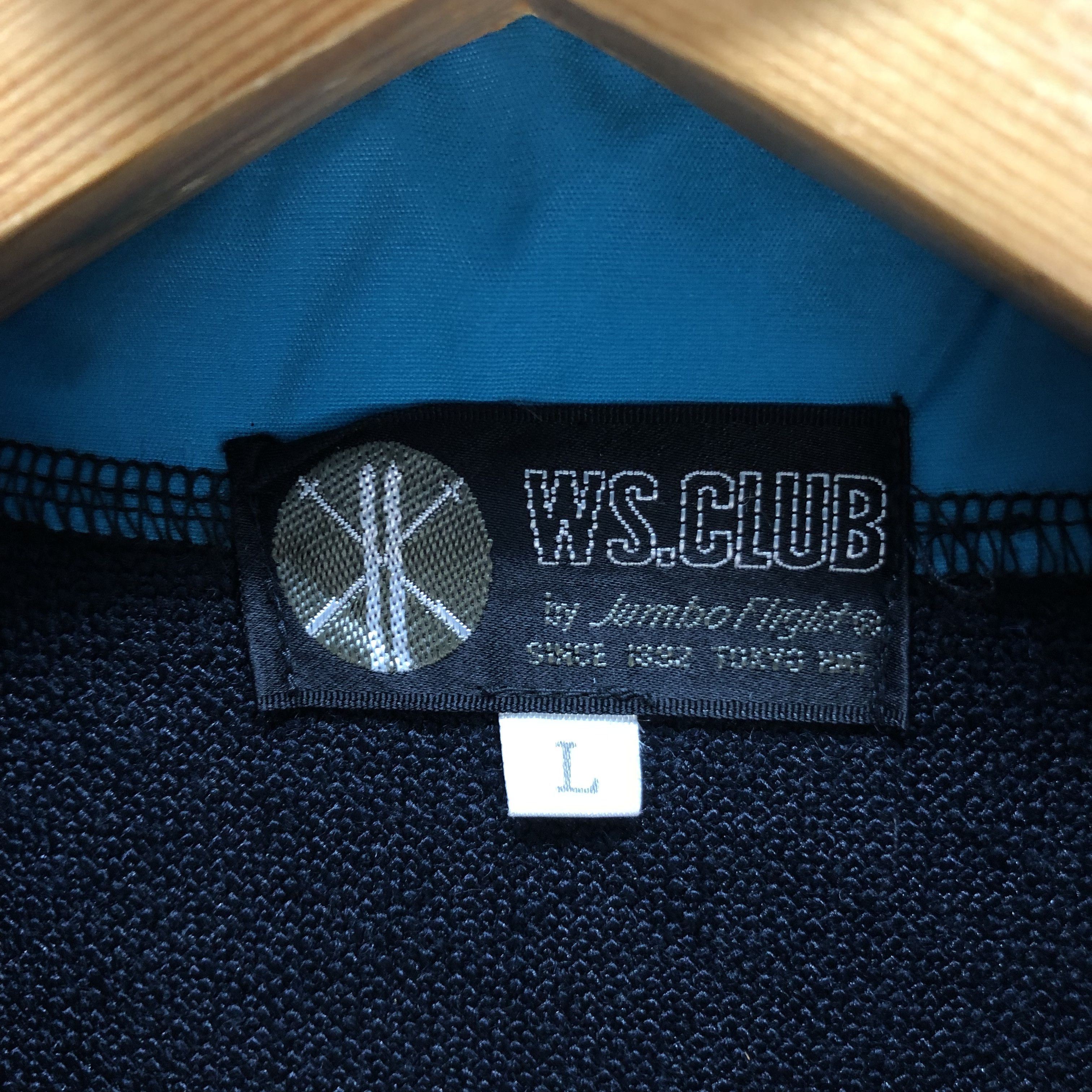 Japanese Brand WS. CLUB COLORBLOCK HALFZIP TURTLE NECK SWEATSHIRT #6992-104 Size US L / EU 52-54 / 3 - 7 Thumbnail