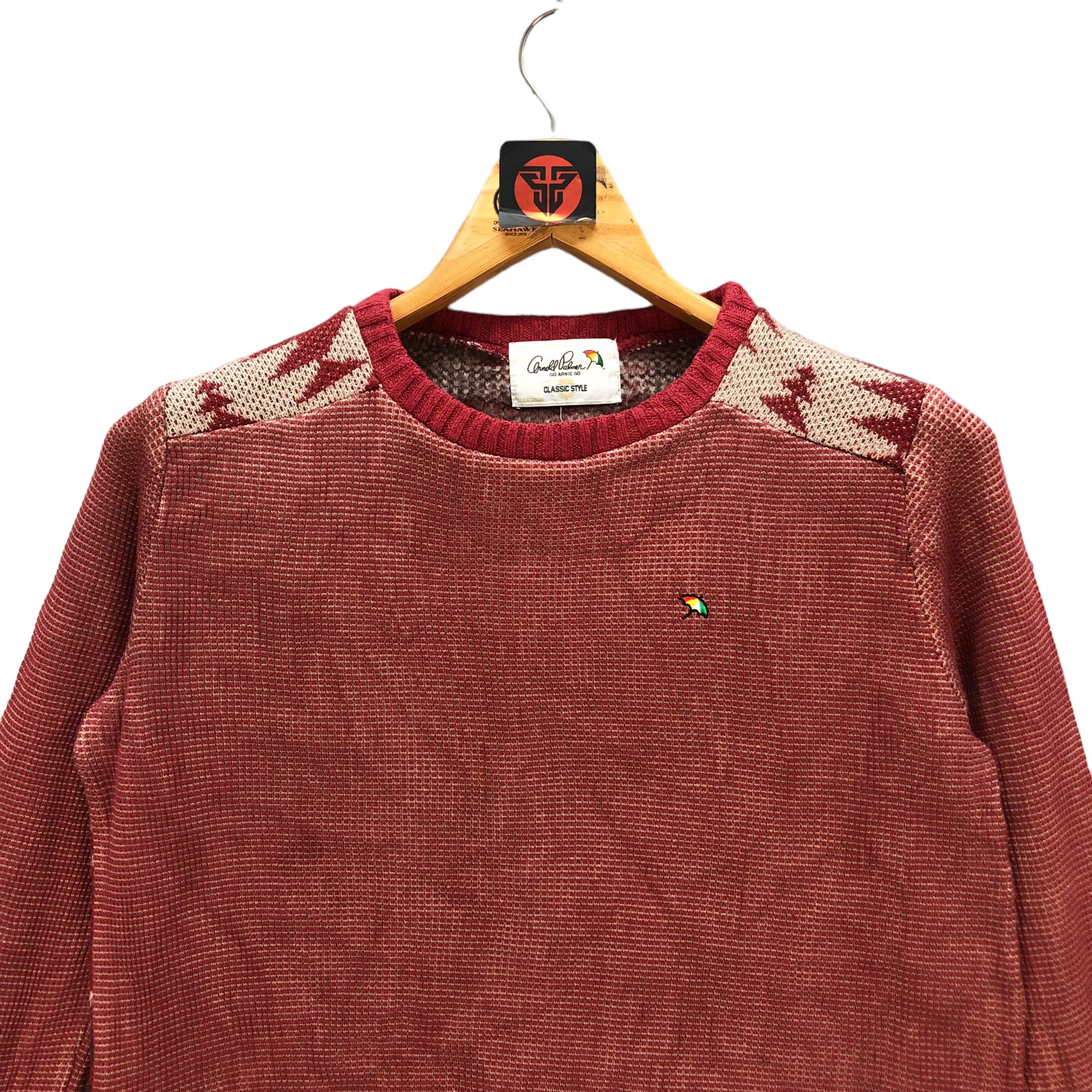 Arnold Brant ARNOLD PALMER CLASSIC STYLE KNIT SWEATER #6999-104 Size US XS / EU 42 / 0 - 4 Thumbnail