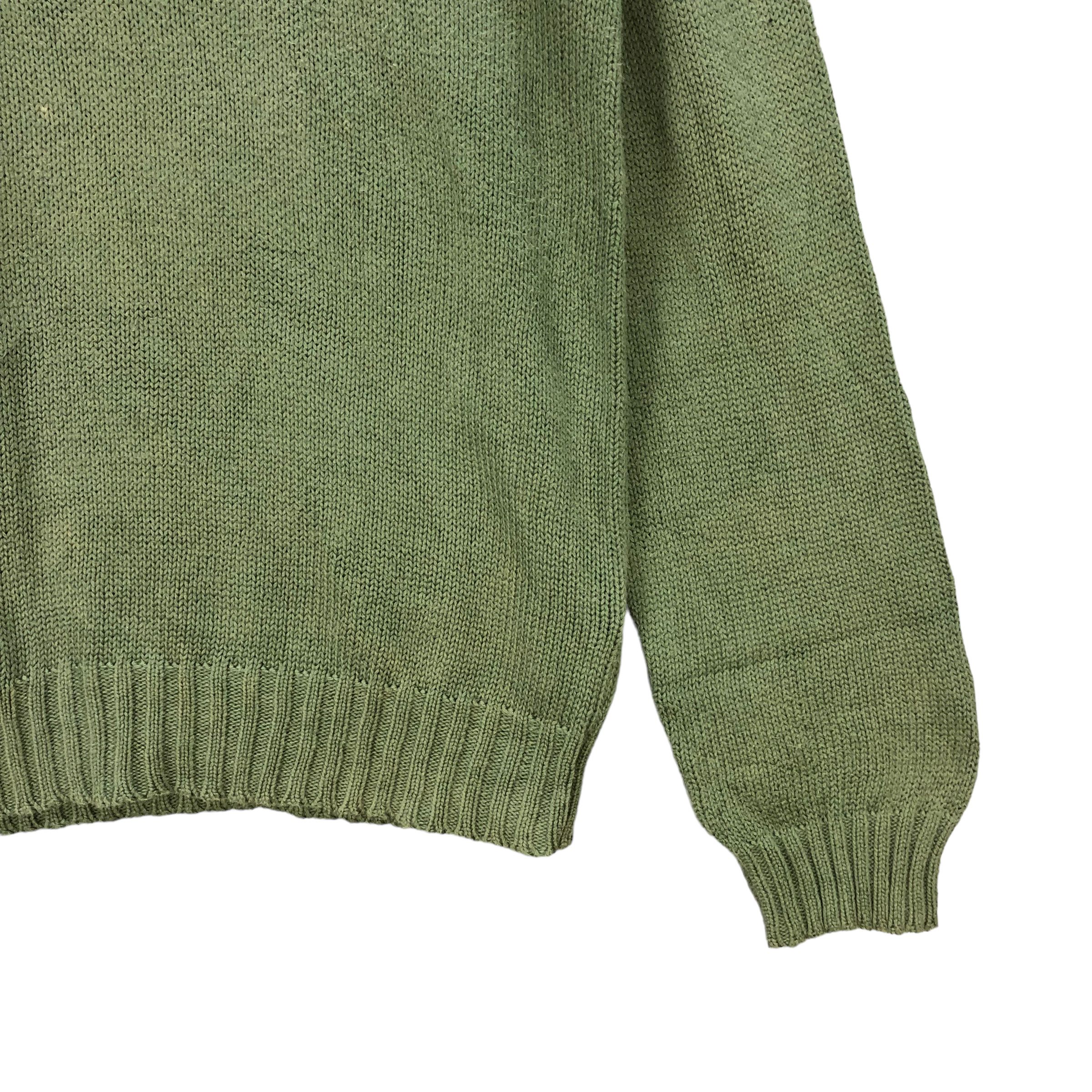 Polo Ralph Lauren POLO RL GREEN KNIT SWEATER #7000-104 Size US L / EU 52-54 / 3 - 6 Thumbnail