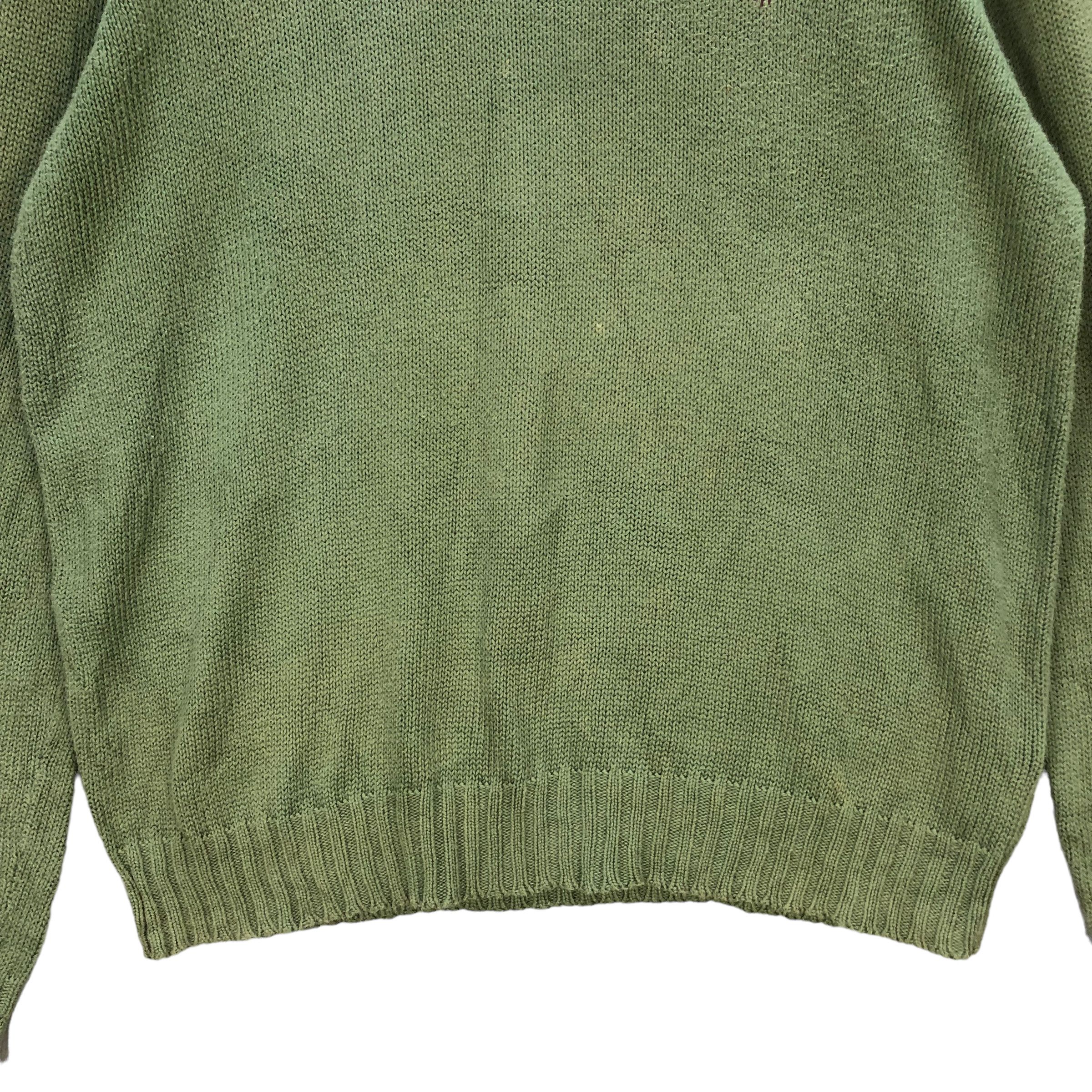 Polo Ralph Lauren POLO RL GREEN KNIT SWEATER #7000-104 Size US L / EU 52-54 / 3 - 4 Thumbnail