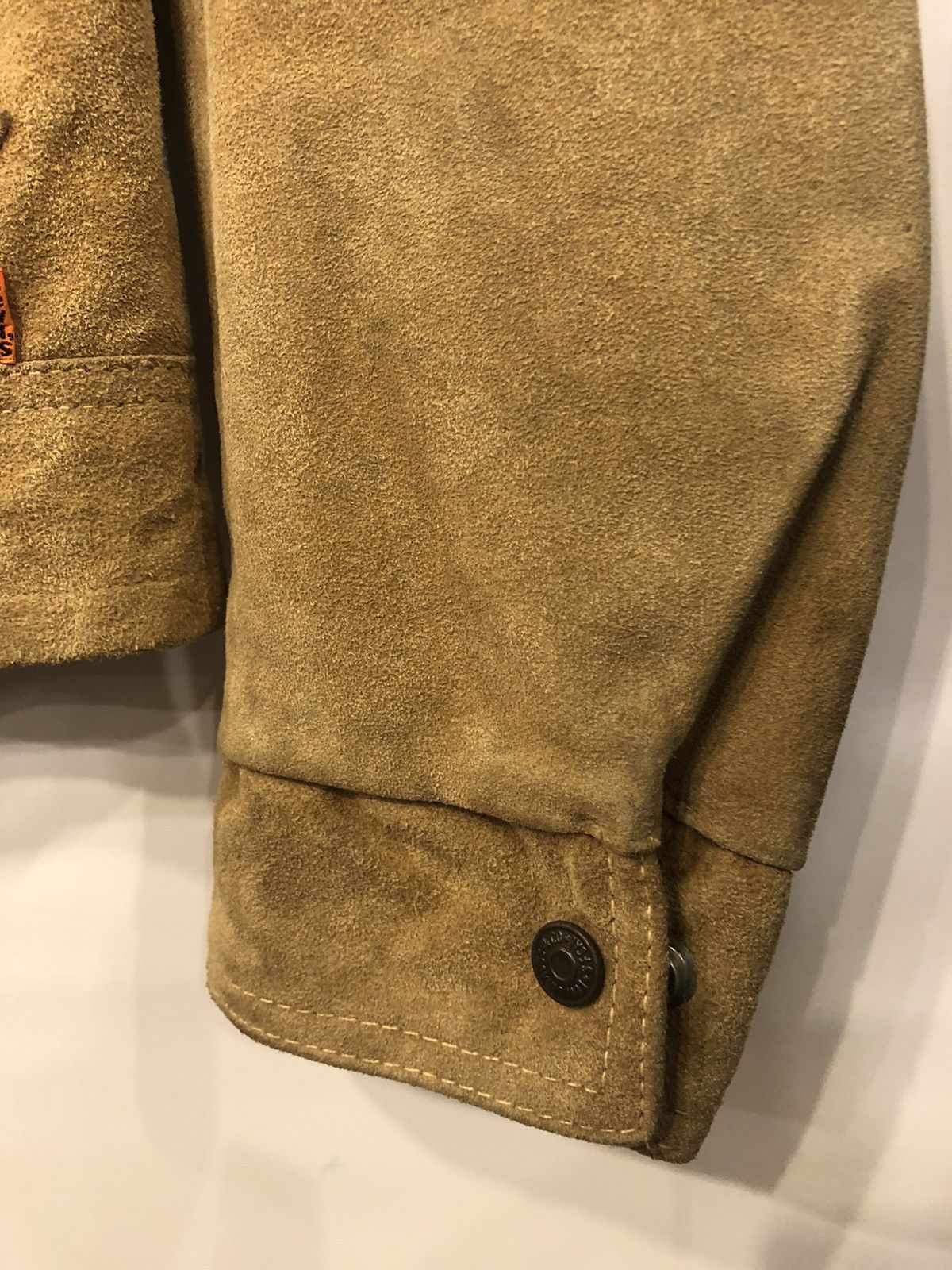 Levi's × Vintage Levis Cowhide Jacket OrangeTag Size US L / EU 52-54 / 3 - 3 Thumbnail