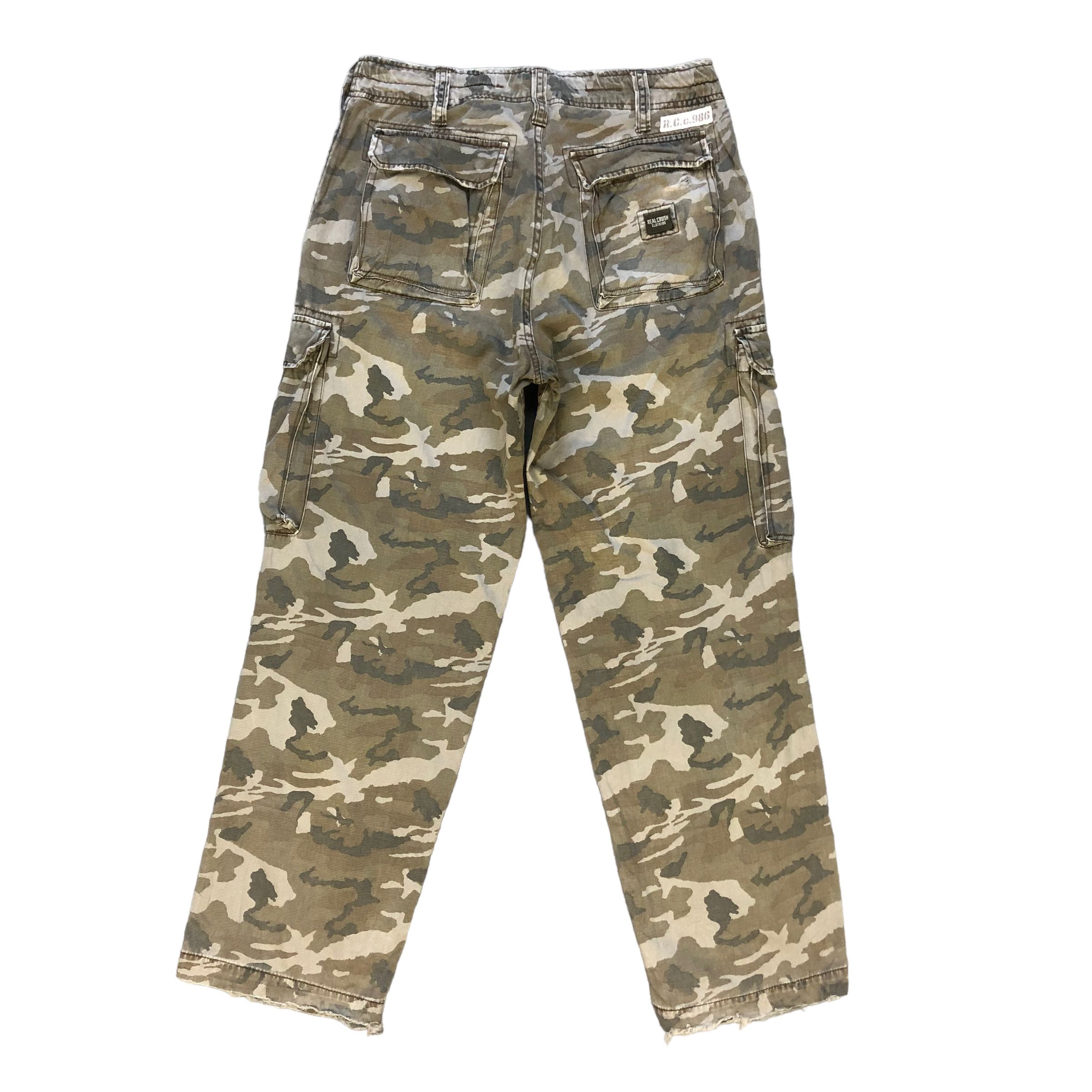 Vintage RC 86 CAMO CARGO PANTS #7029-106 Size US 32 / EU 48 - 12 Thumbnail