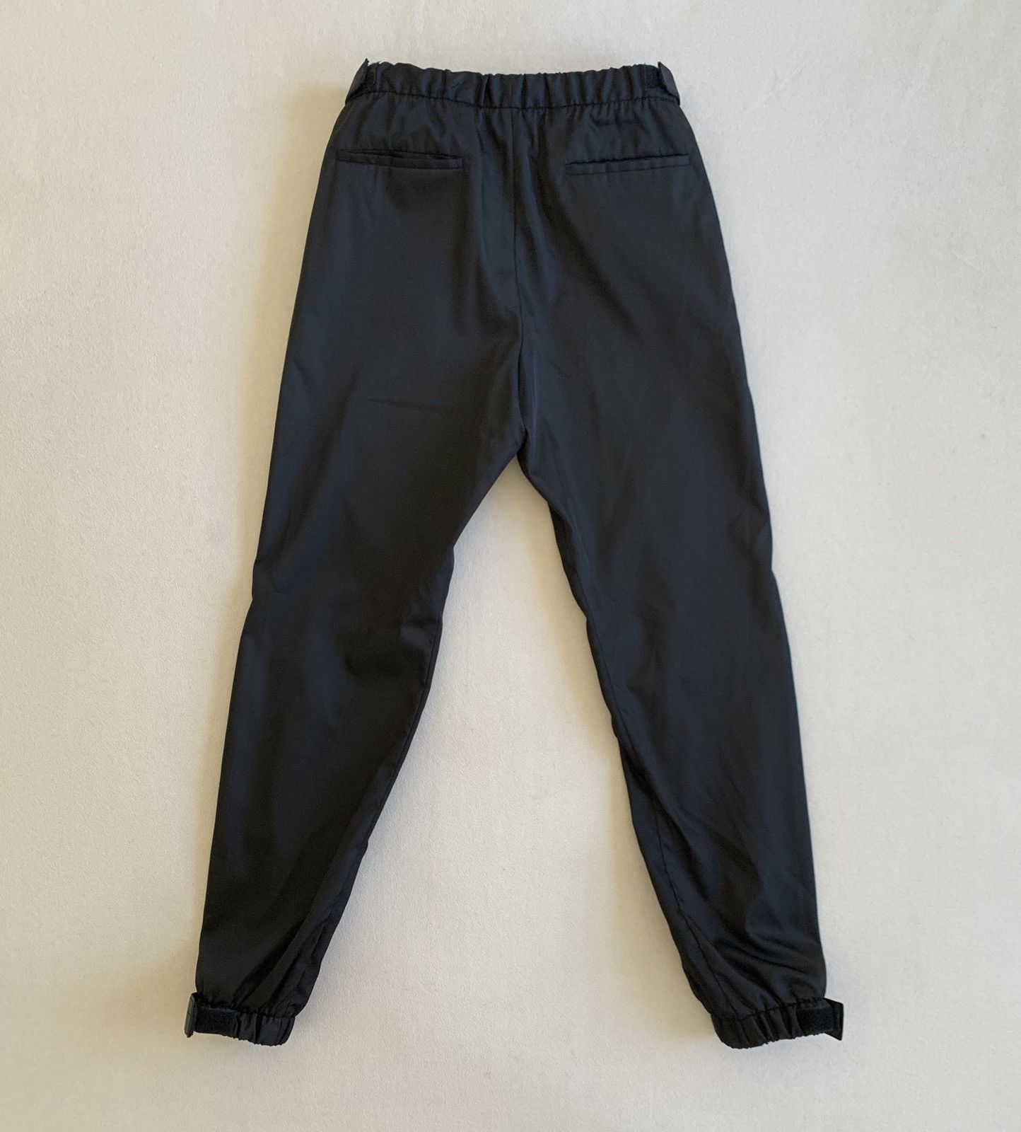 Prada SS18 All Black Track Pants Nylon Gabardine Size US 30 / EU 46 - 2 Thumbnail