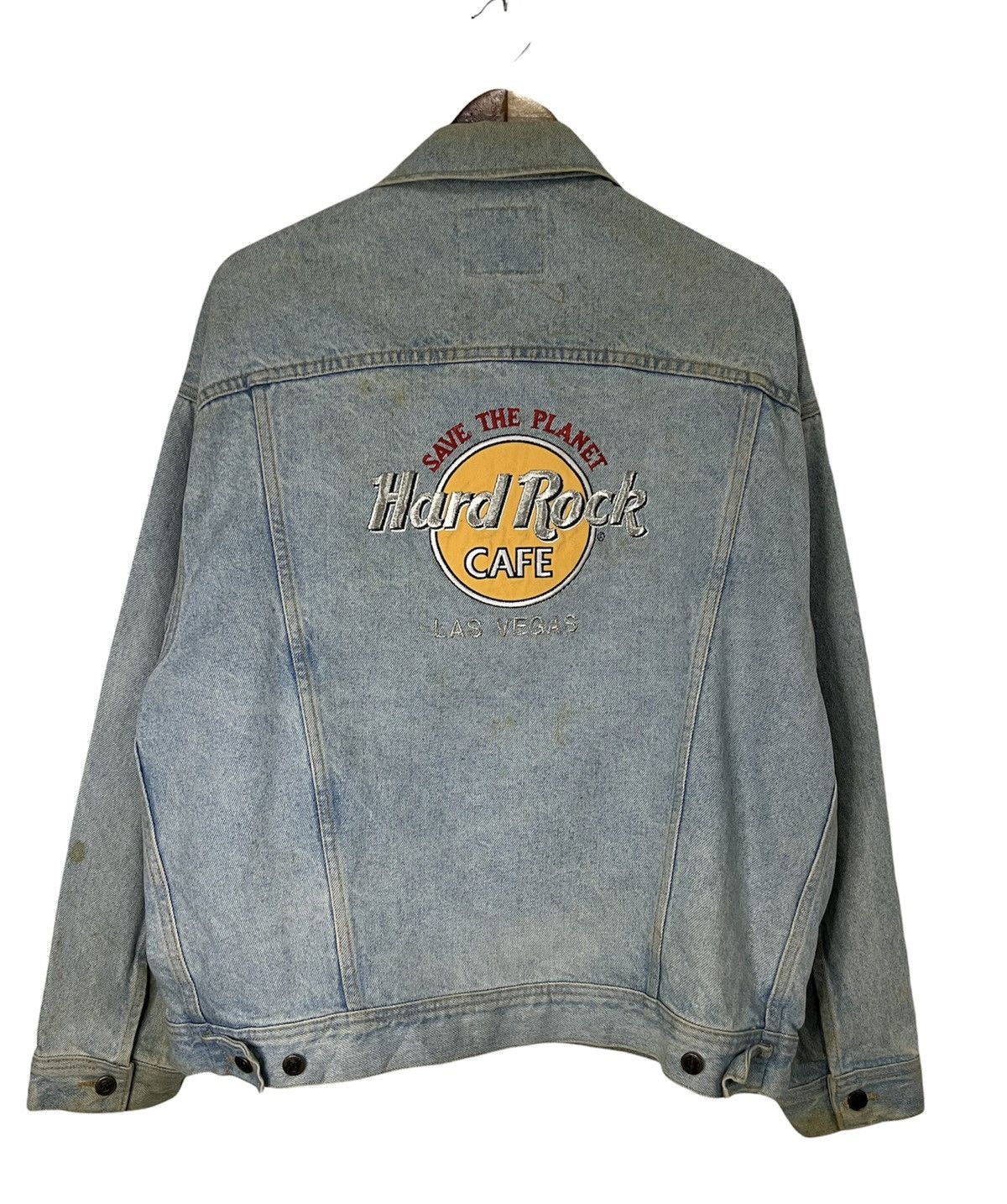 Vintage Vintage 90s Hard Rock Cafe Save The Planet Las Vegas | Grailed