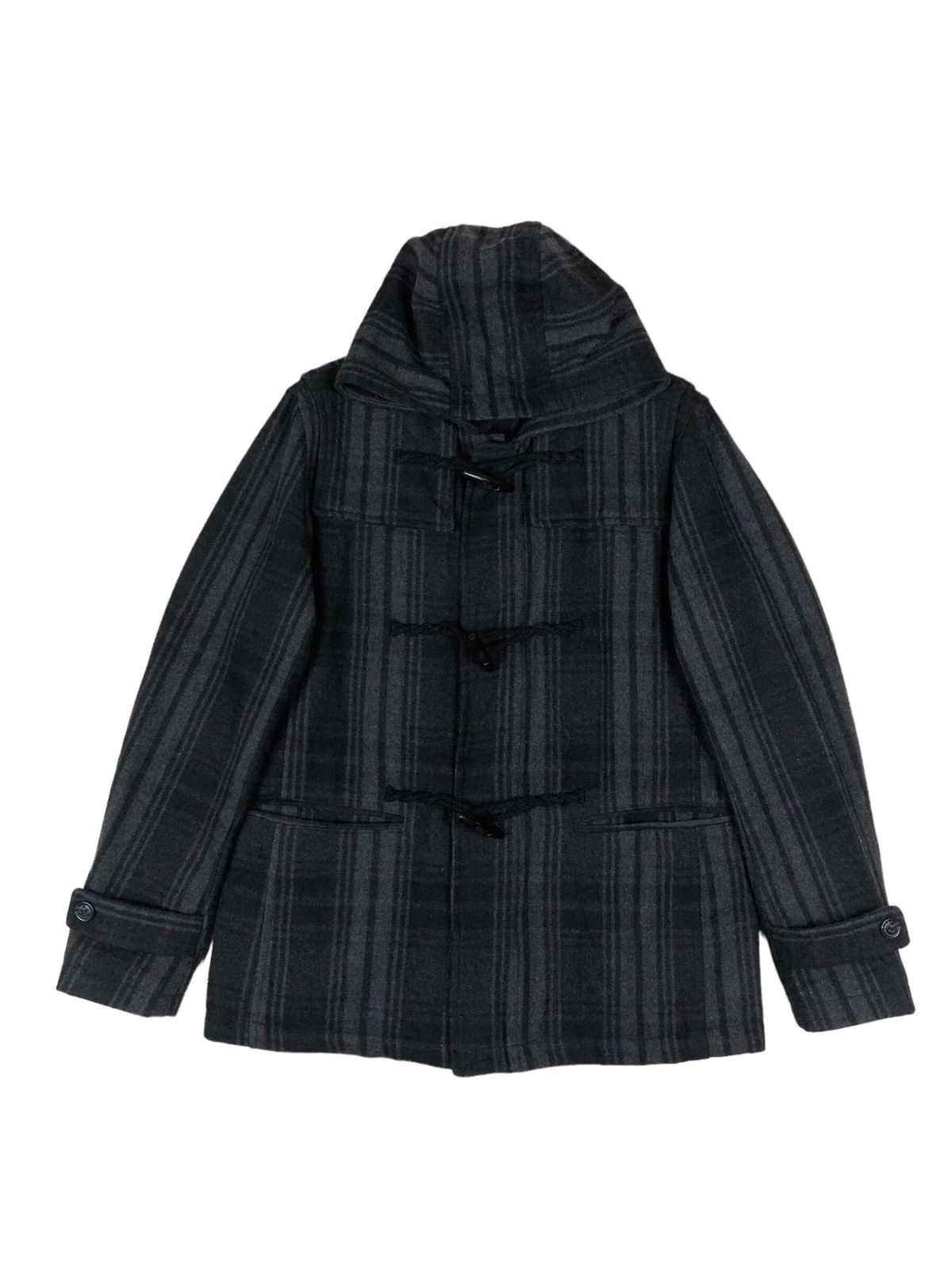 Japanese Brand Japanese Brand Louis Chavlon Plaid Wool Duffel Jacket Size US L / EU 52-54 / 3 - 1 Thumbnail