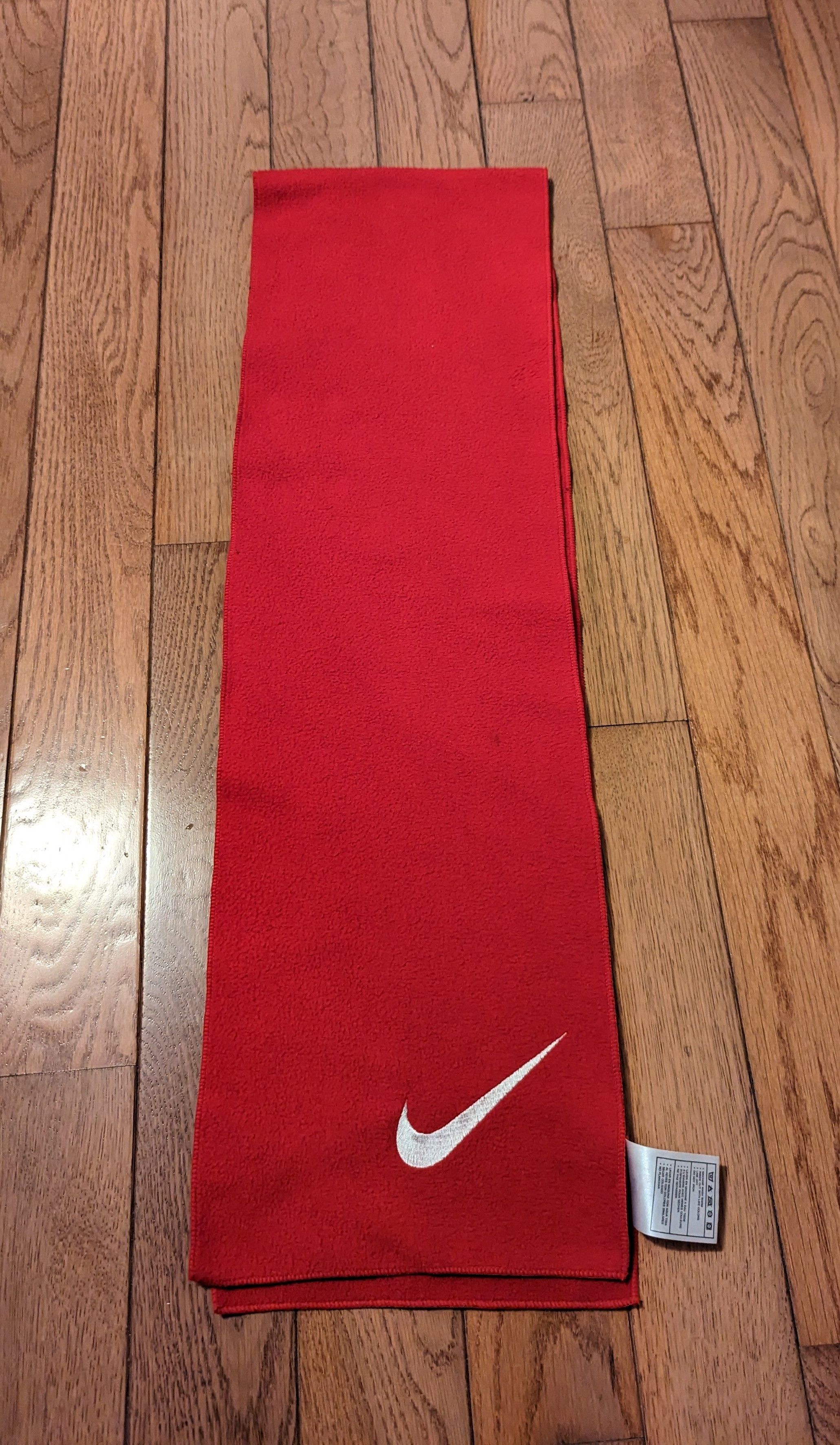 Nike Vintage 90s Nike Big Swoosh Fleece Scarf Size ONE SIZE - 2 Thumbnail