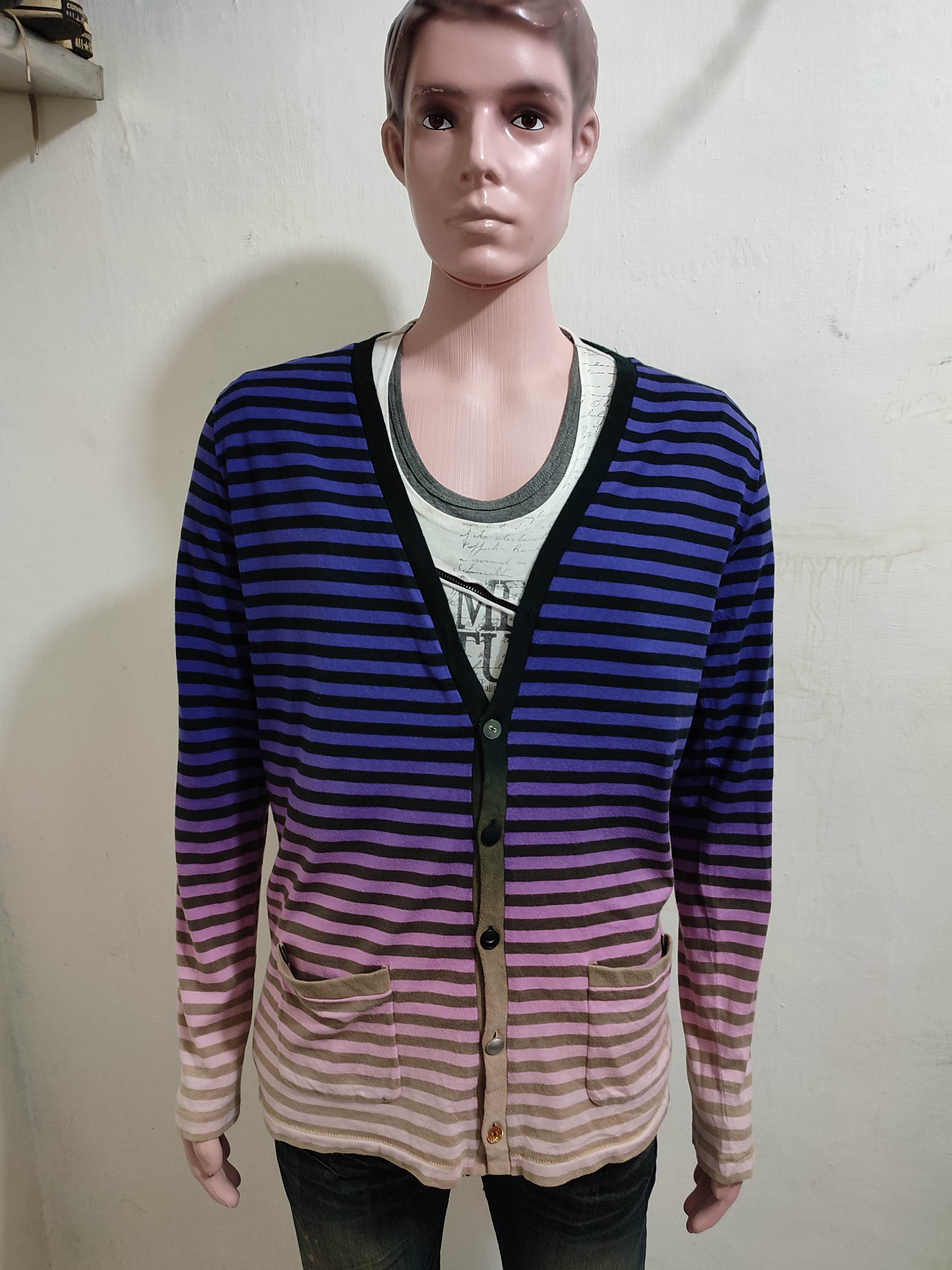 Issey Miyake × Tsumori Chisato 🔥Rare!!! Tsumori Chisato Issey Miyake Dyed Cardigan Size US M / EU 48-50 / 2 - 2 Thumbnail