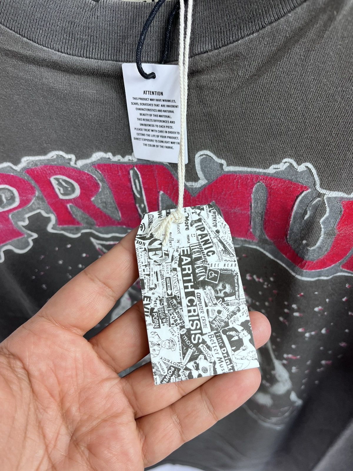 Gallery Dept. x PRIMUS Washed Black Vintage T-Shirt Size US XL / EU 56 / 4 - 10 Thumbnail