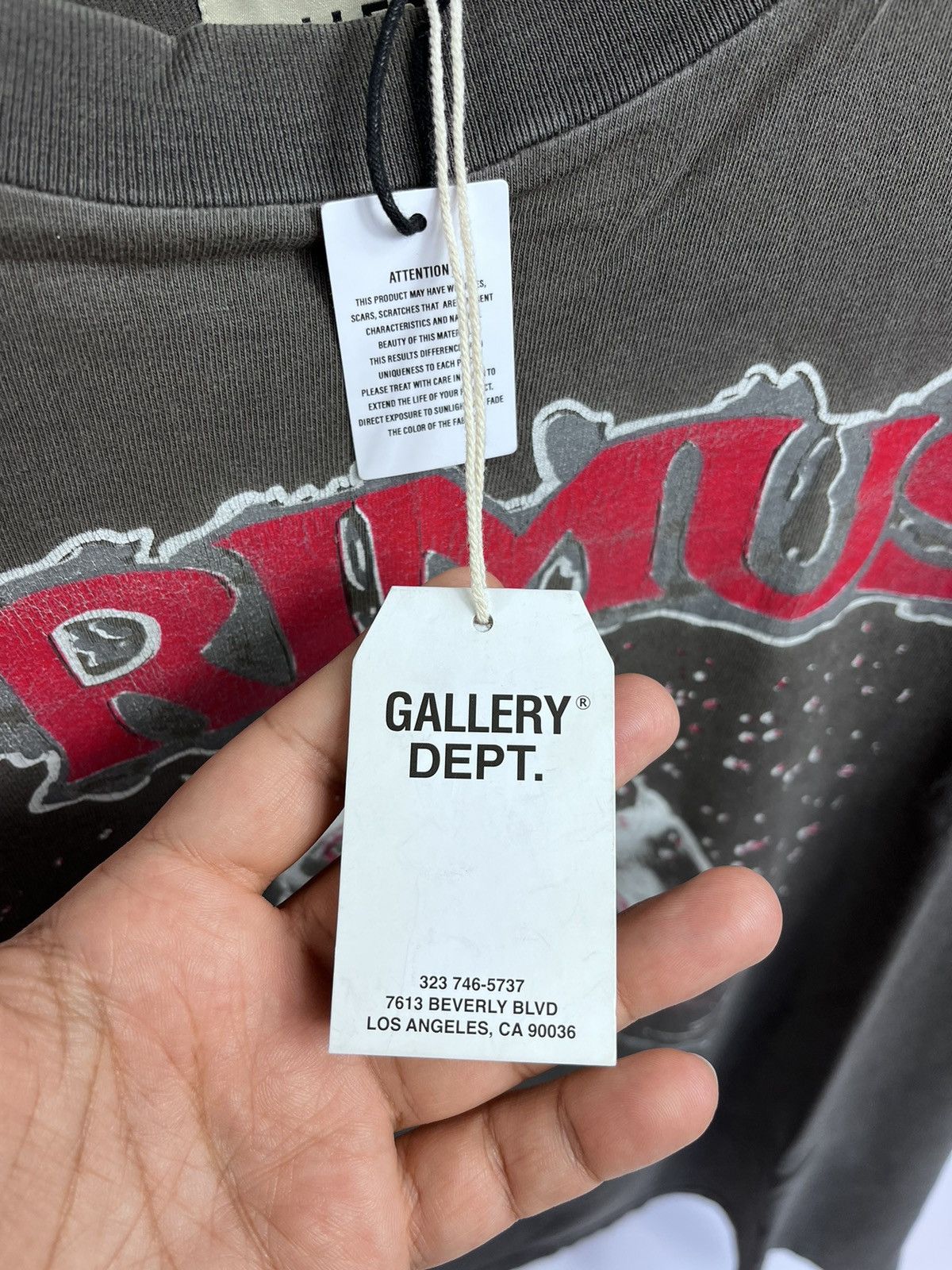 Gallery Dept. x PRIMUS Washed Black Vintage T-Shirt Size US XL / EU 56 / 4 - 9 Thumbnail