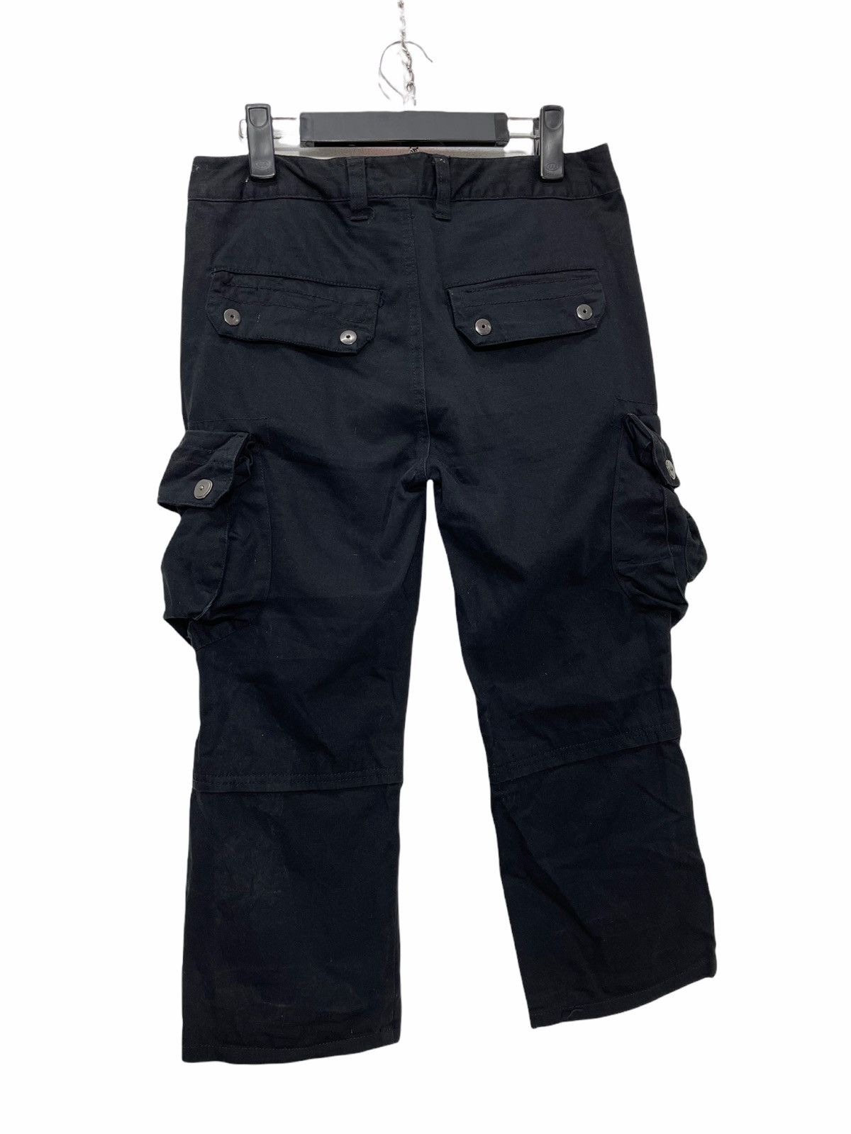 Japanese Brand Low Box Cropped Cargo Pant Gasmask 3🟦3 Size US 29 - 5 Thumbnail