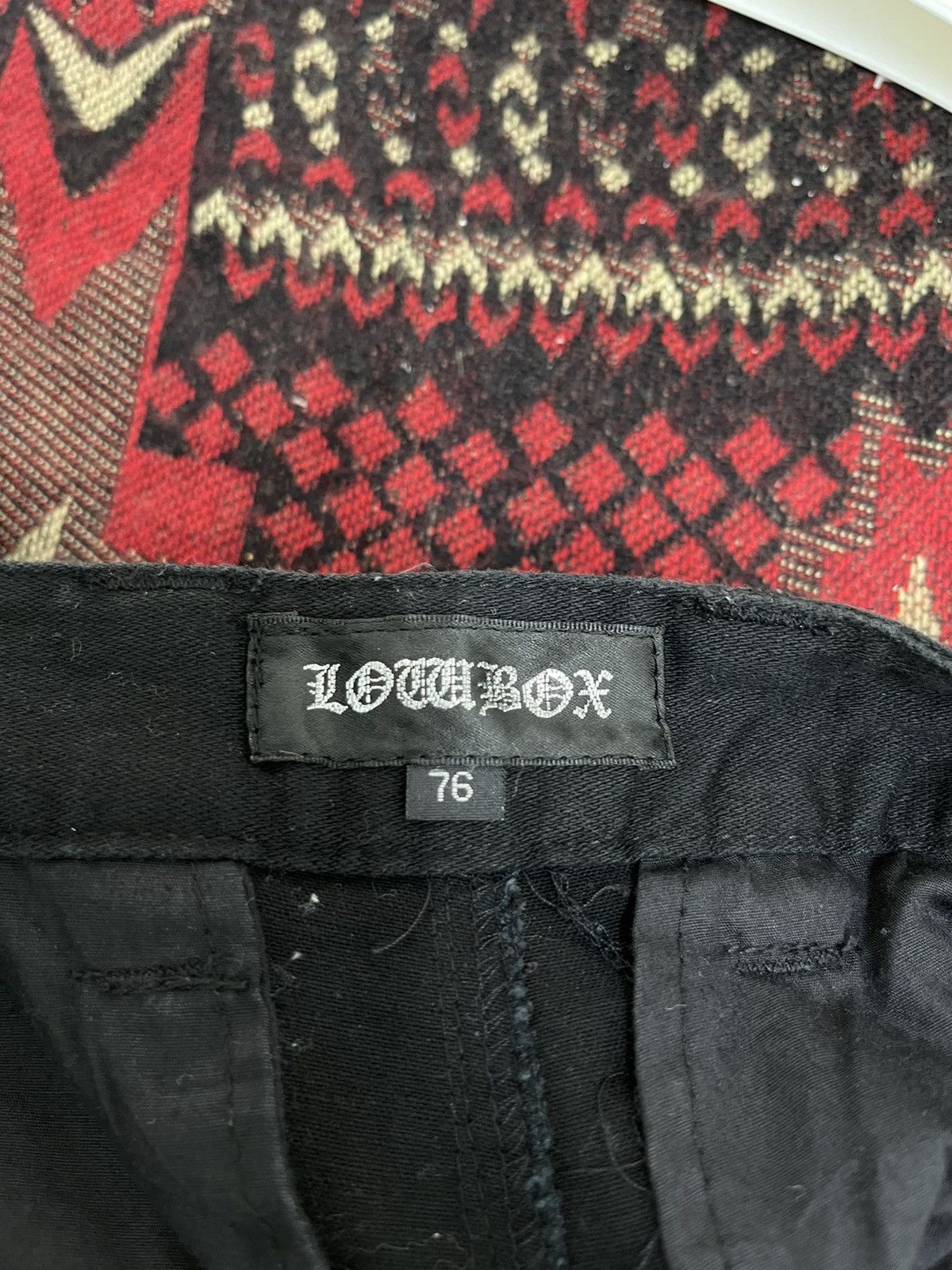 Japanese Brand Low Box Cropped Cargo Pant Gasmask 3🟦3 Size US 29 - 6 Thumbnail