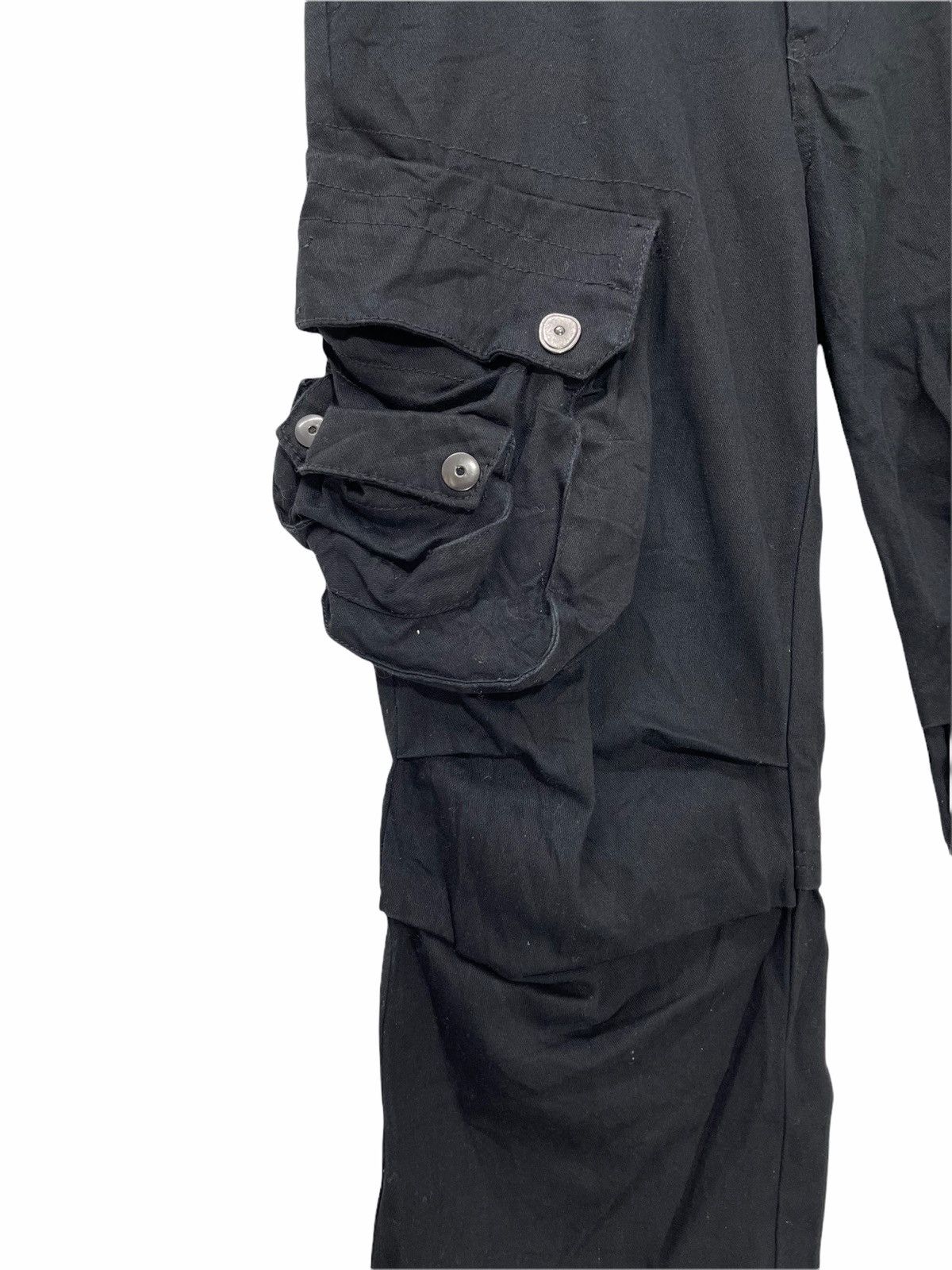Japanese Brand Low Box Cropped Cargo Pant Gasmask 3🟦3 Size US 29 - 2 Thumbnail