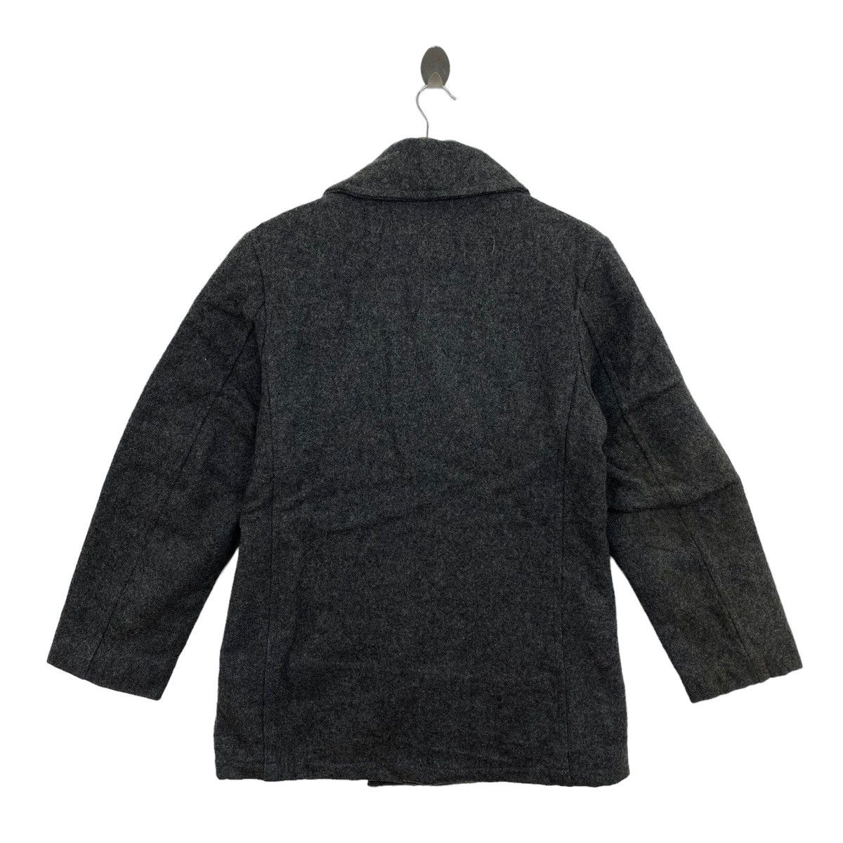 Vintage PEA COAT Standard Mil Spec Usa Wool Navy Style Grey Coat Size US M / EU 48-50 / 2 - 8 Thumbnail