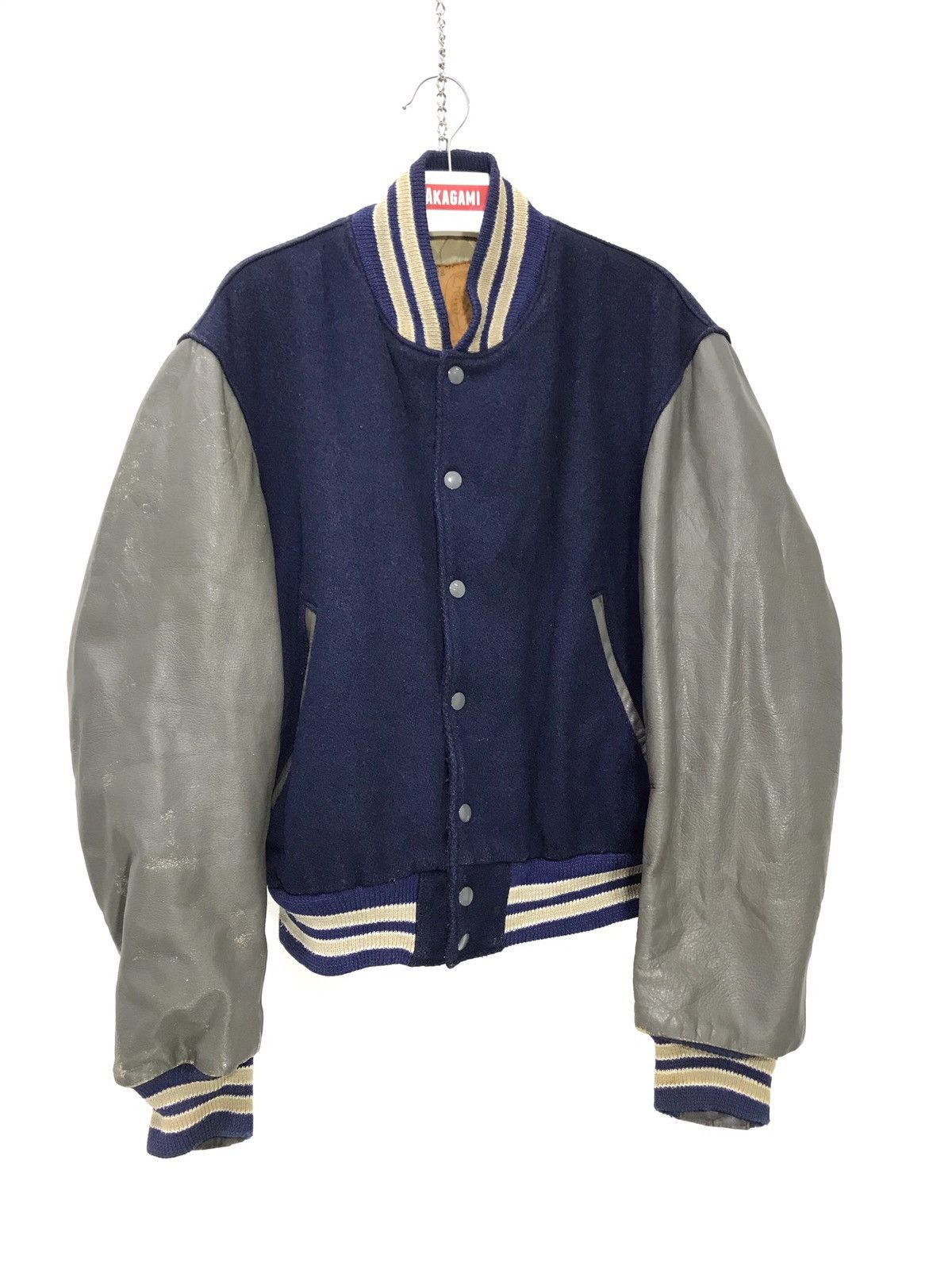 Golden Bear ❄Vintage Golden Bear Varsity Jacket Wool Leather 2🟩5 Size US L / EU 52-54 / 3 - 1 Thumbnail