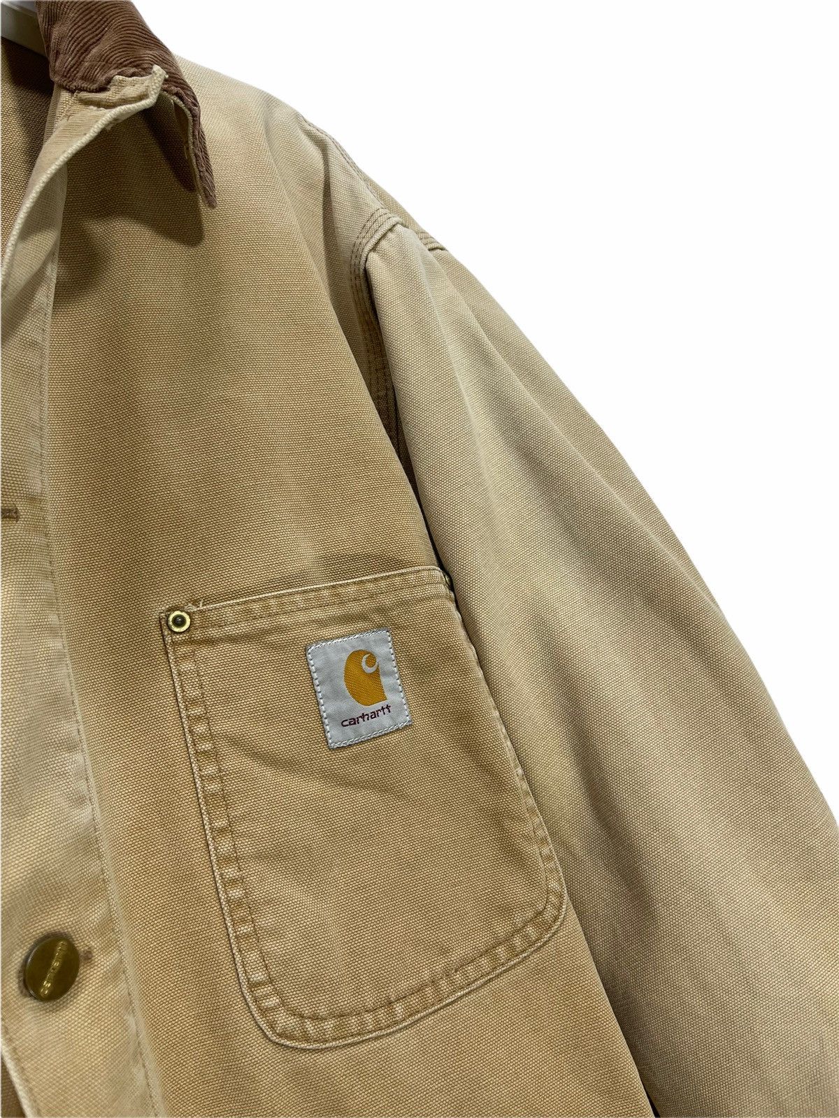 Carhartt 🛠 Vintage Carhartt Workwear Jacket Cotton Duck Size US L / EU 52-54 / 3 - 3 Thumbnail