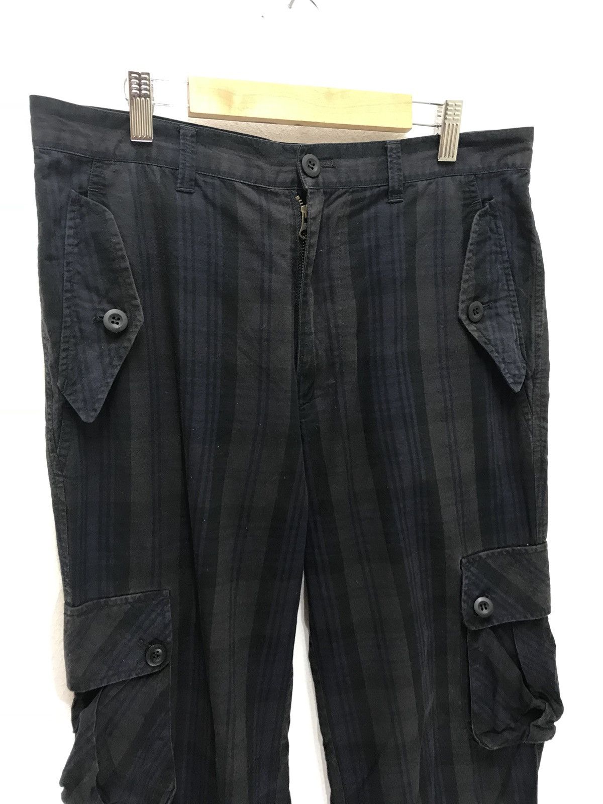 291295 Homme Cargo Pant Tartan Plaid Regular