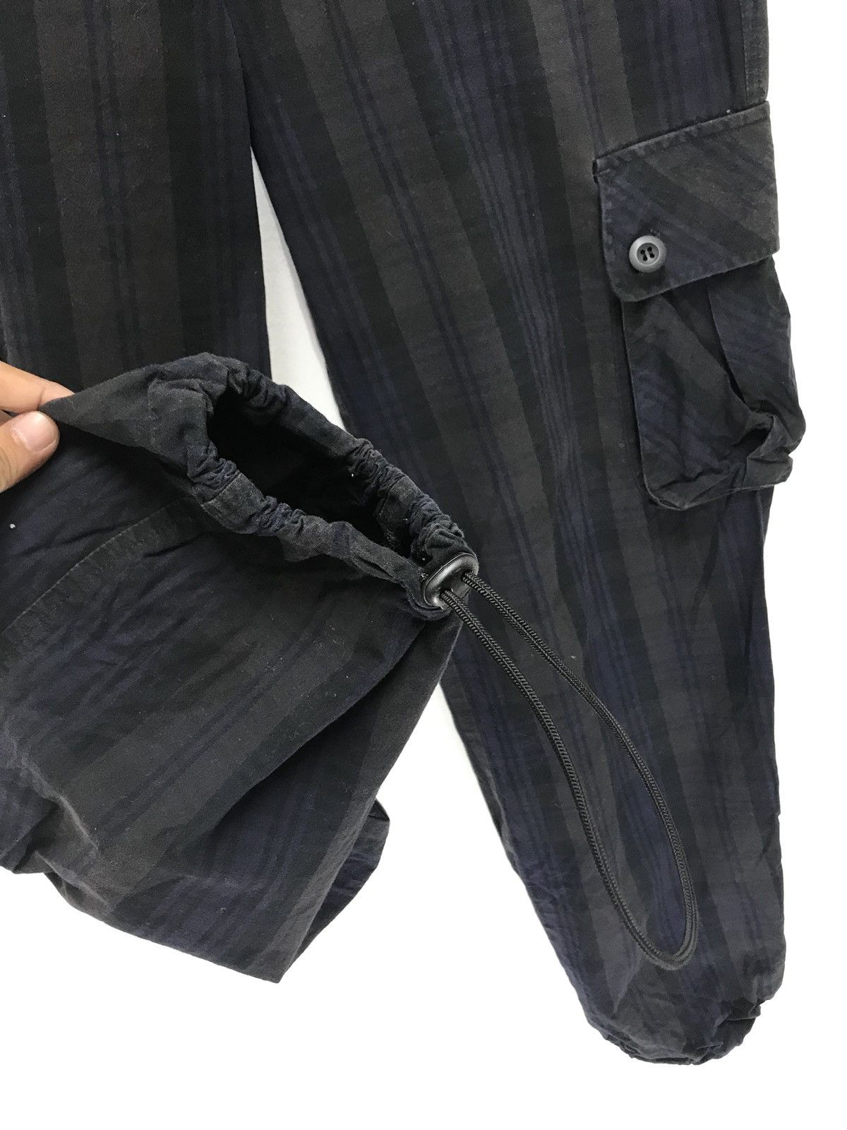 Japanese Brand 291295 Homme Cargo Pant Tartan Plaid Regular Size US 31 - 4 Thumbnail