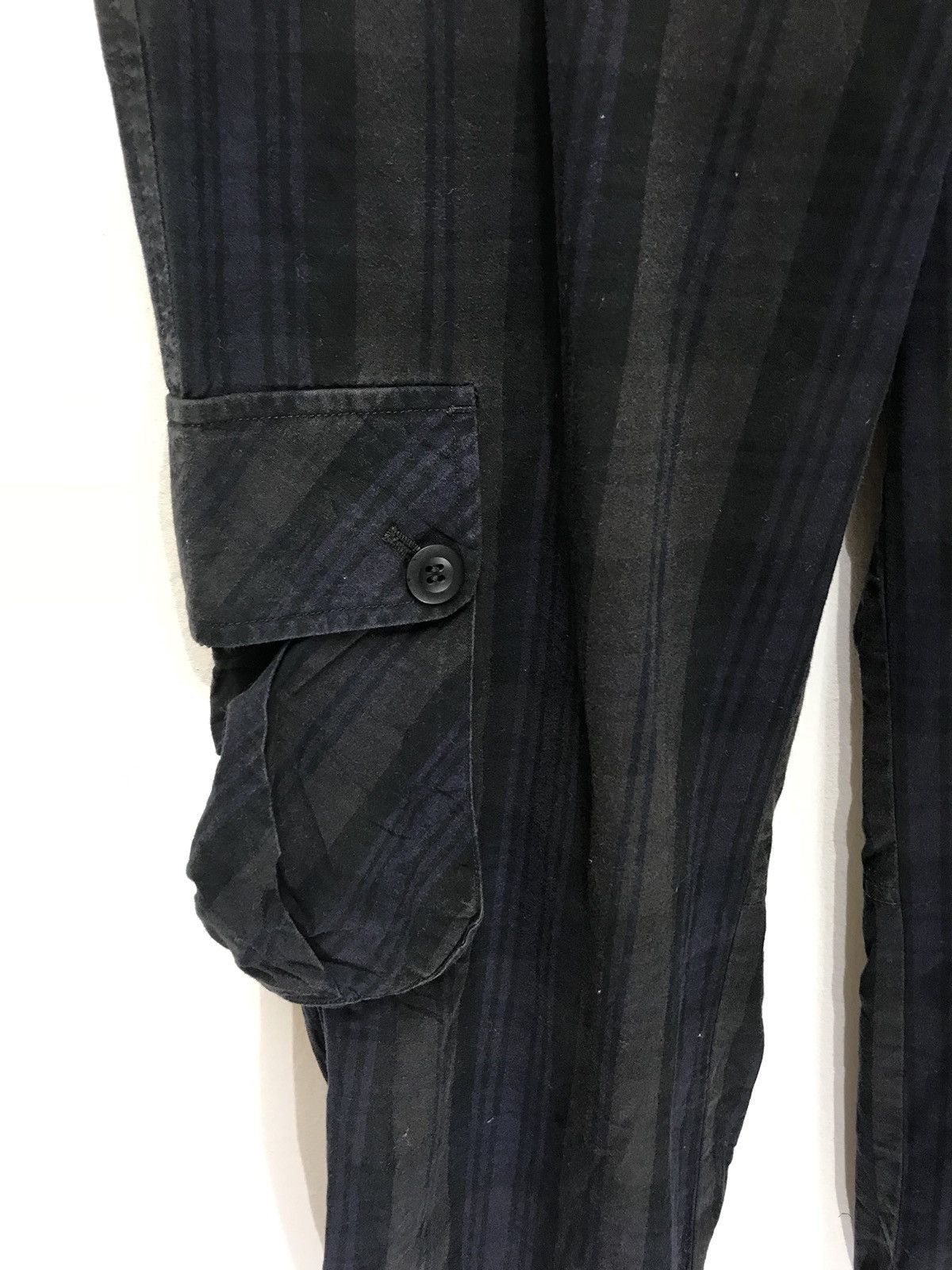 Japanese Brand 291295 Homme Cargo Pant Tartan Plaid Regular Size US 31 - 5 Thumbnail