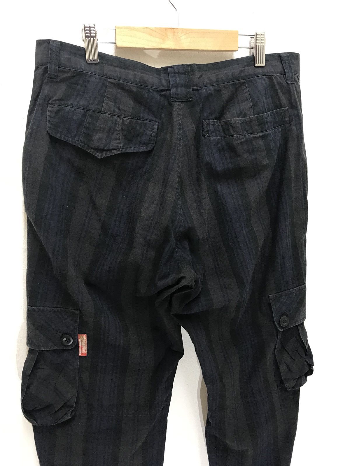 Japanese Brand 291295 Homme Cargo Pant Tartan Plaid Regular Size US 31 - 11 Thumbnail