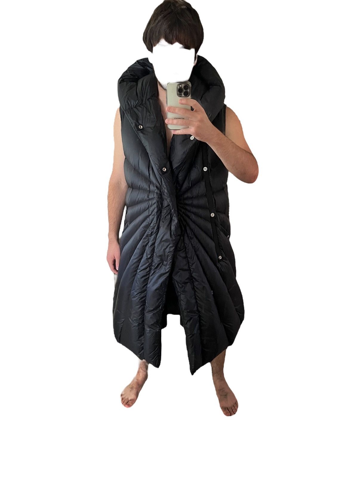 Moncler × Rick Owens Sz1 Moncler Porterville Gillet Vest Size US S / EU 44-46 / 1 - 6 Thumbnail