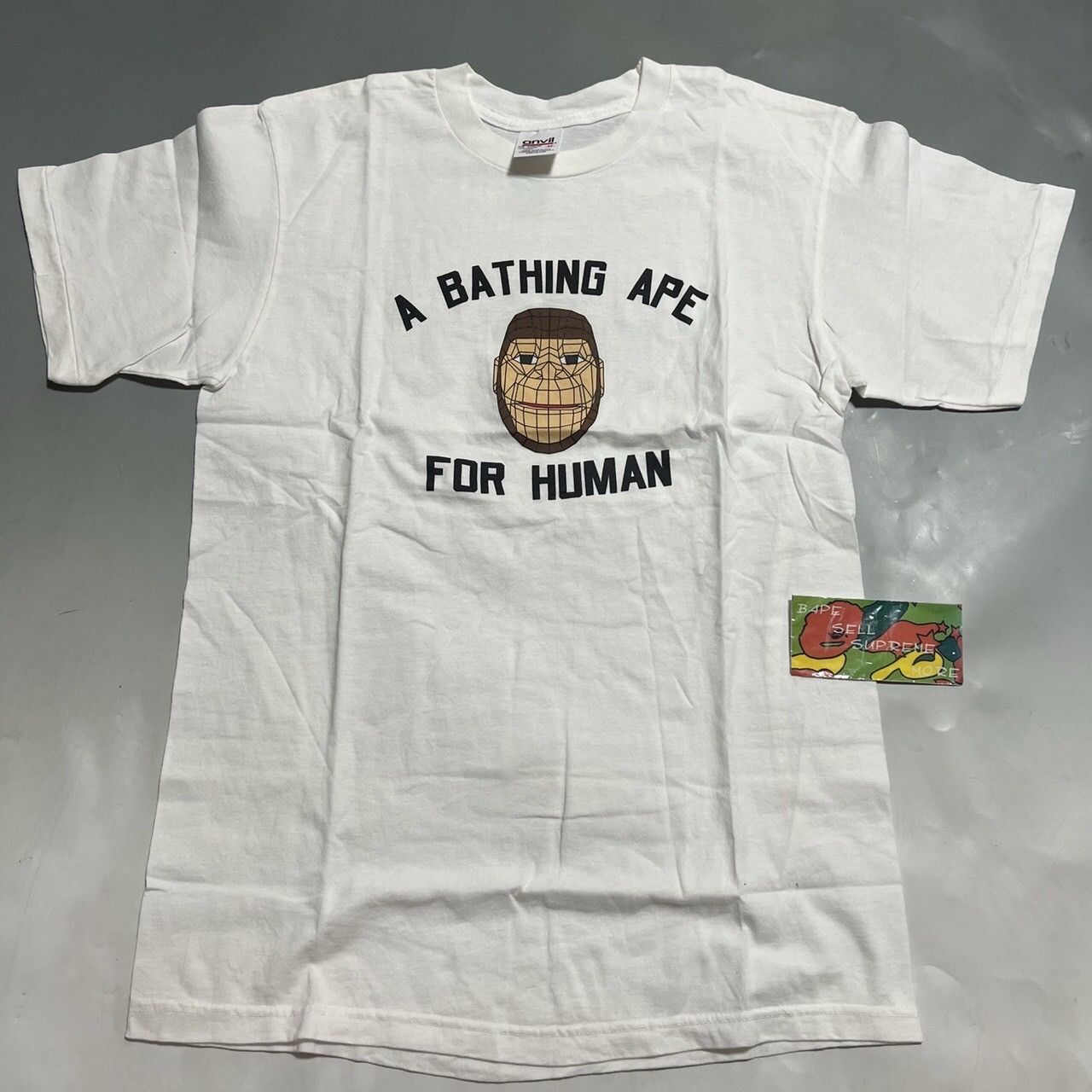 Bape BAPE White TEE Size US M / EU 48-50 / 2 - 1 Thumbnail