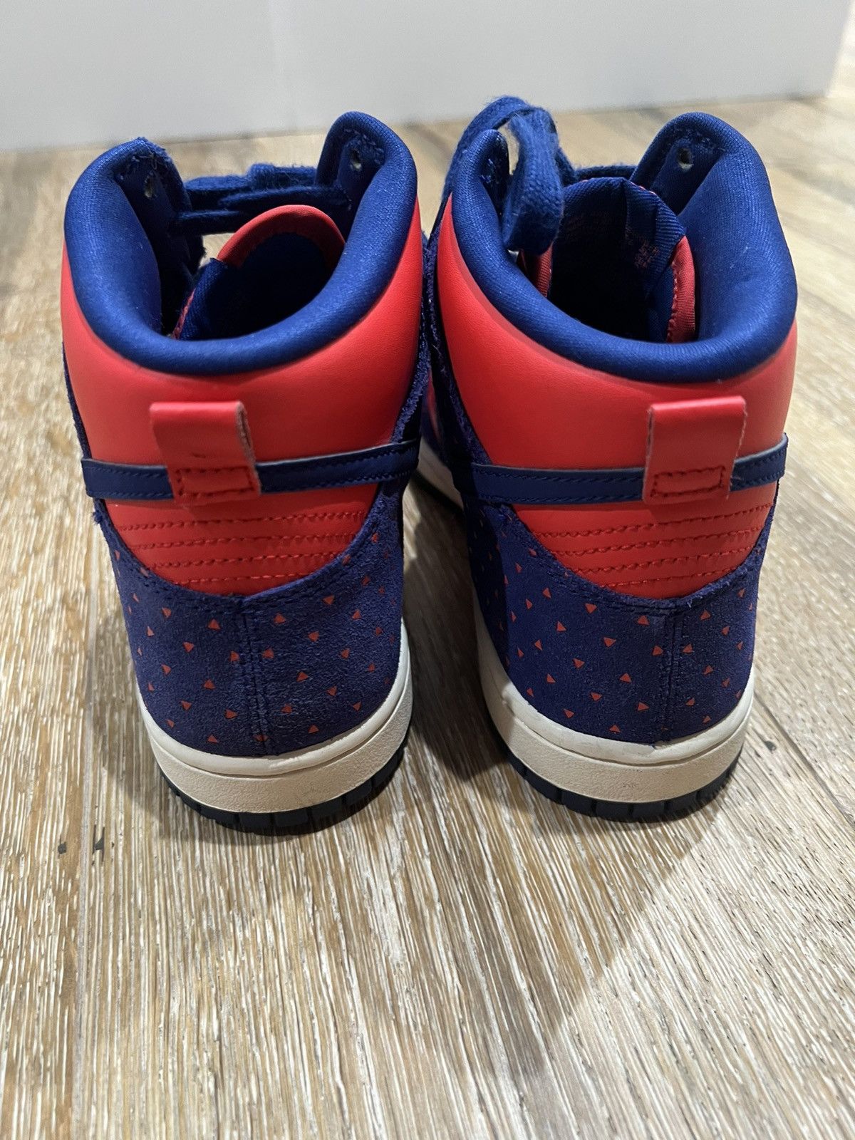 Nike × Vintage Womens Dunk Hi Skinny Print Size US 7.5 / IT 37.5 - 5 Thumbnail