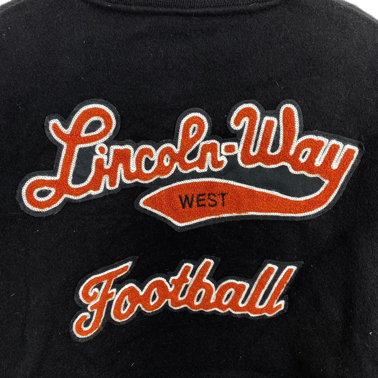 Vintage Vtg 80s LINCOLN-WAY WEST Usa Football Varsity Jacket Size US XL / EU 56 / 4 - 2 Thumbnail