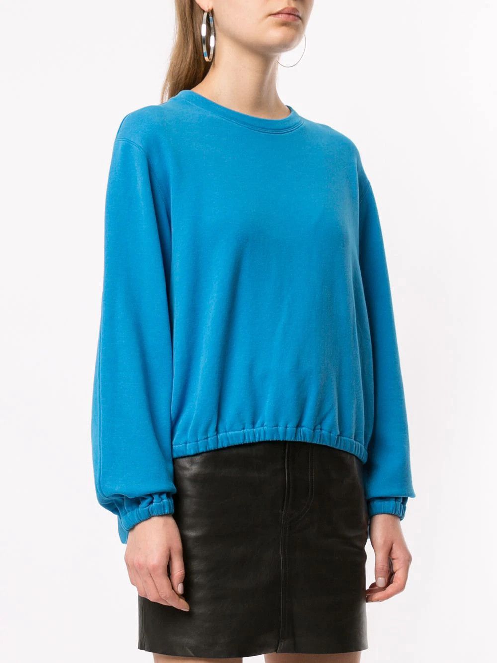 Helmut Lang HELMUT LANG blue cotton parachute Terry sweatshirt Large Size L / US 10 / IT 46 - 2 Thumbnail