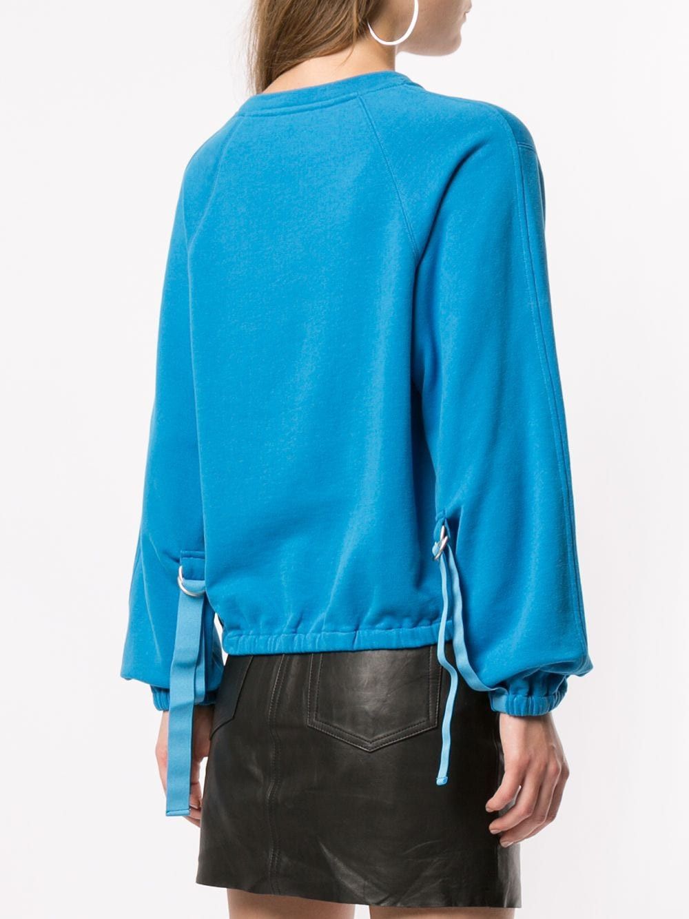 Helmut Lang HELMUT LANG blue cotton parachute Terry sweatshirt Large Size L / US 10 / IT 46 - 3 Thumbnail
