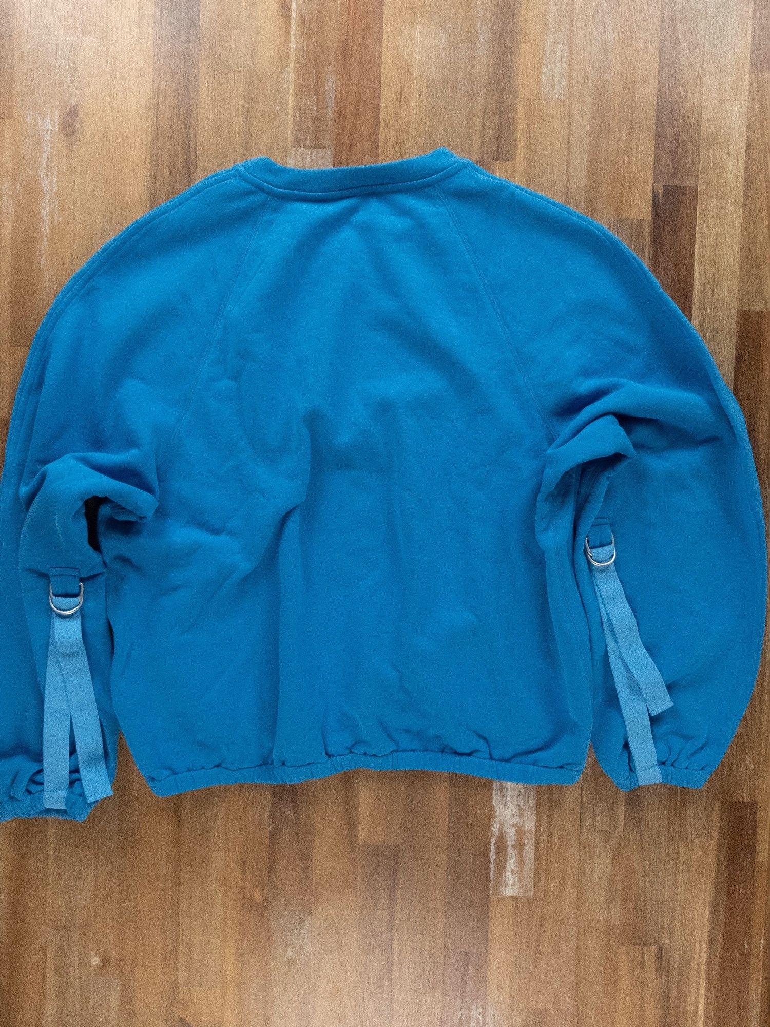 Helmut Lang HELMUT LANG blue cotton parachute Terry sweatshirt Large Size L / US 10 / IT 46 - 11 Thumbnail
