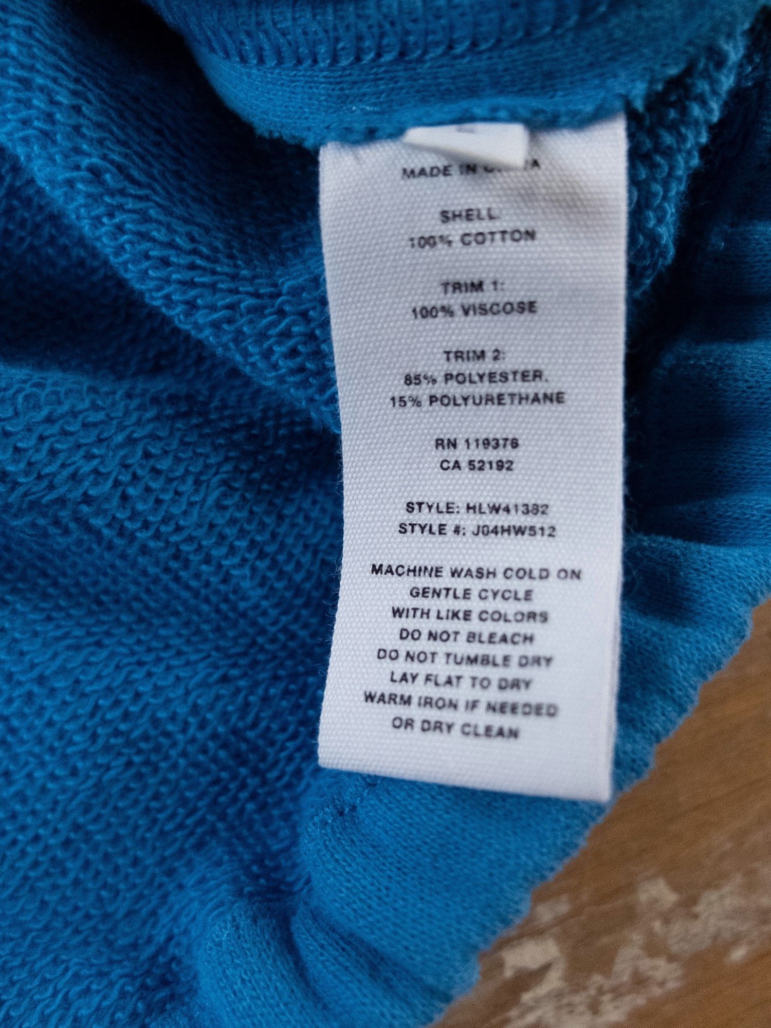 Helmut Lang HELMUT LANG blue cotton parachute Terry sweatshirt Large Size L / US 10 / IT 46 - 9 Thumbnail