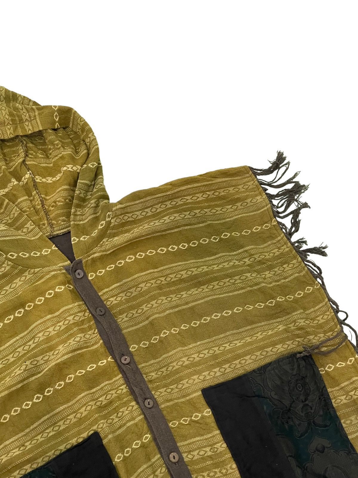 Native Native Unknown Hoodie Poncho Woven Cotton Free Size 3🟩9 Size US L / EU 52-54 / 3 - 12 Thumbnail