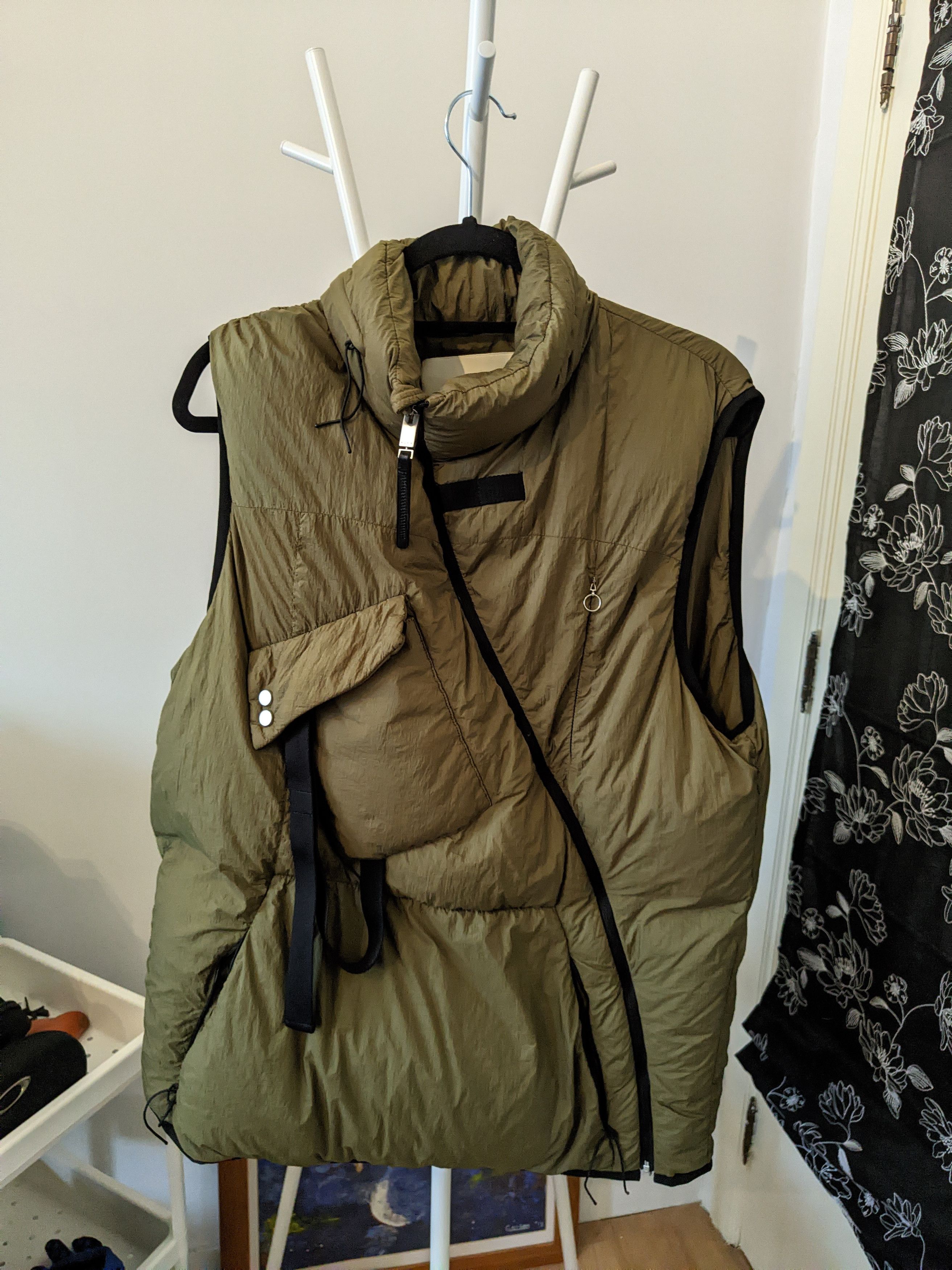 Alyx Asymmetrical Down Puffer Down Vest F/W18