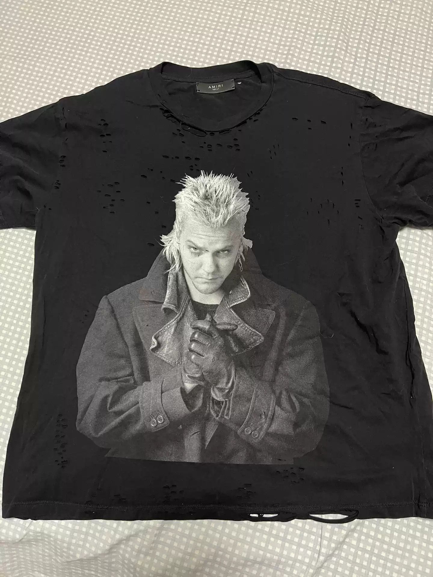 Image of Amiri The Lost Boy Dmgd Tee in Black, Men's (Size Medium)