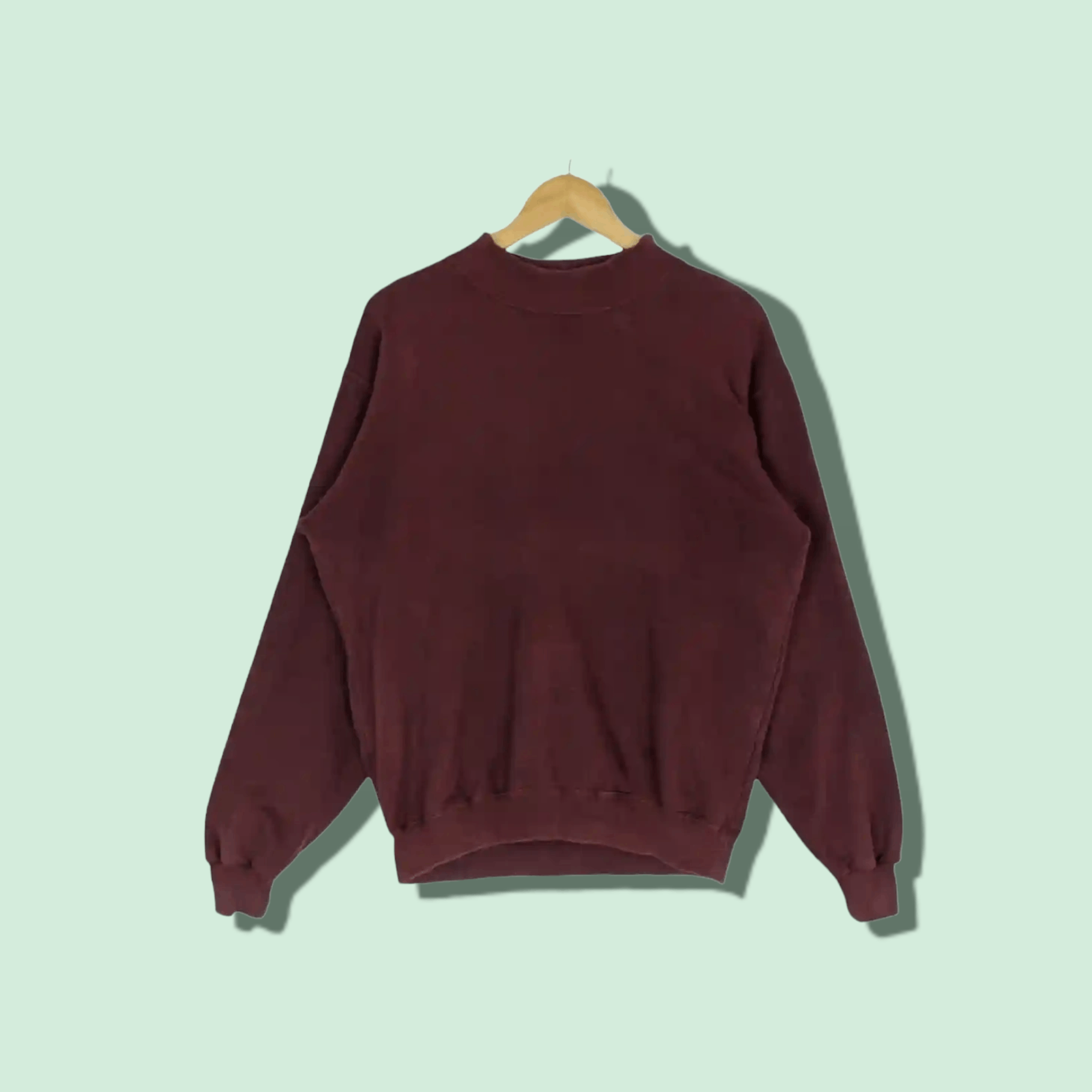 Japanese Brand × Vintage Vintage 90's Japan CLOTHING MEN Plain Jumper Sweatshirt Size US L / EU 52-54 / 3 - 1 Thumbnail