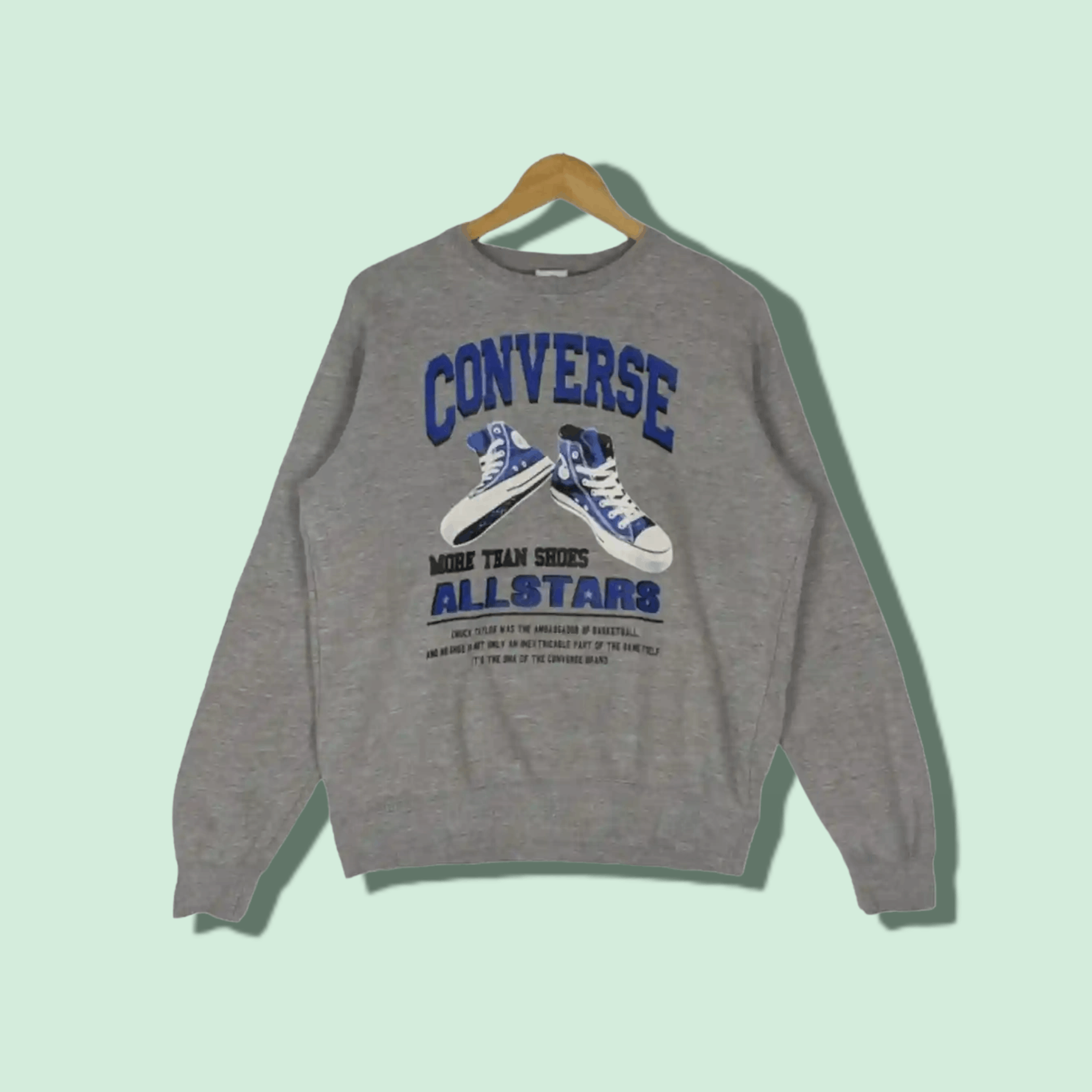 Converse CONVERSE All Stars Shoes Crewneck Jumper Sweatshirt Size US M / EU 48-50 / 2 - 1 Thumbnail