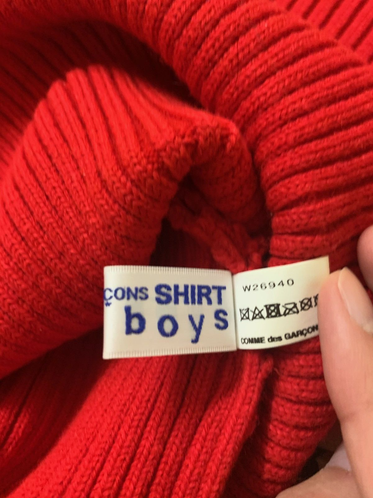 Comme des Garcons × Comme des Garcons SHIRT Comme Des Garçons FW18 Red mouse beanie Size ONE SIZE - 3 Thumbnail