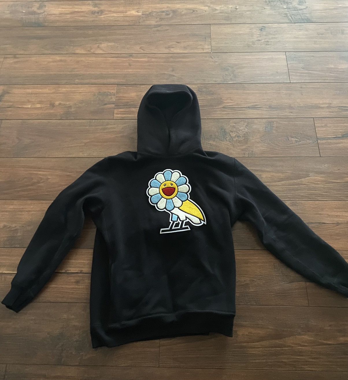 OVO X Takashi Murakami Black Hoodie. October’s Very Own SZ XL