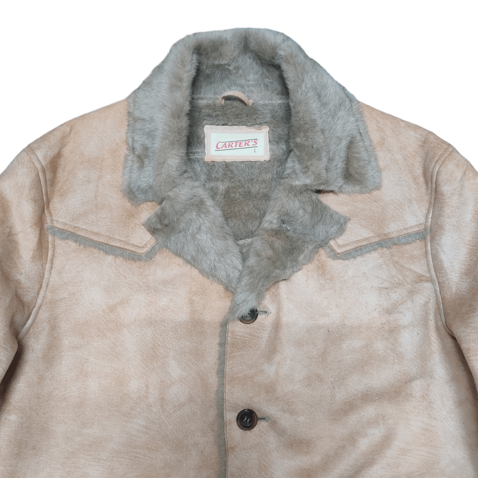 Carter's Vintage Carter's Suede Coat Jacket Size US L / EU 52-54 / 3 - 2 Thumbnail