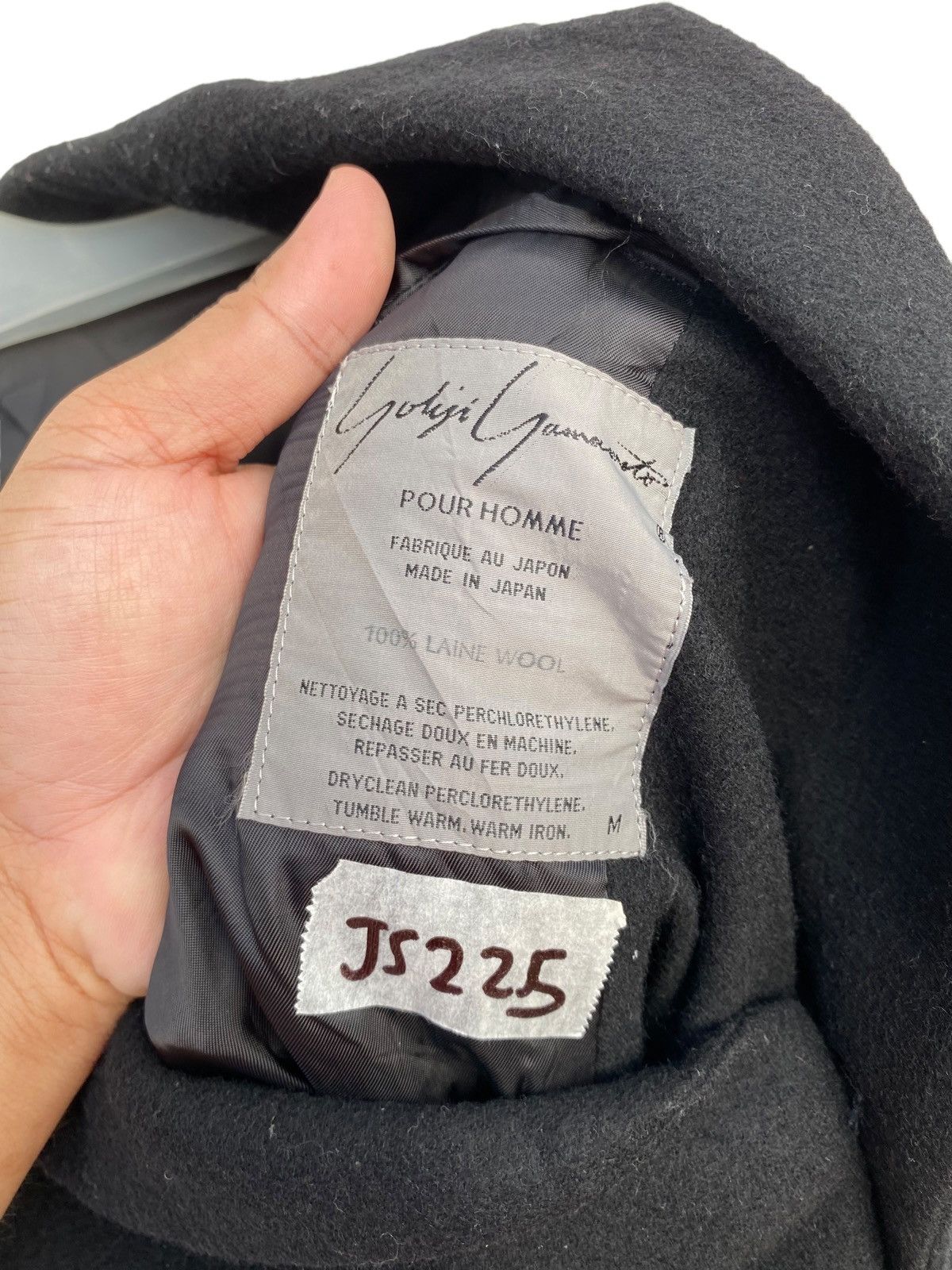 Y's for Men × Yohji Yamamoto Vintage 80s Yohji Yamamoto Pour Homme Jacket Size US M / EU 48-50 / 2 - 3 Thumbnail