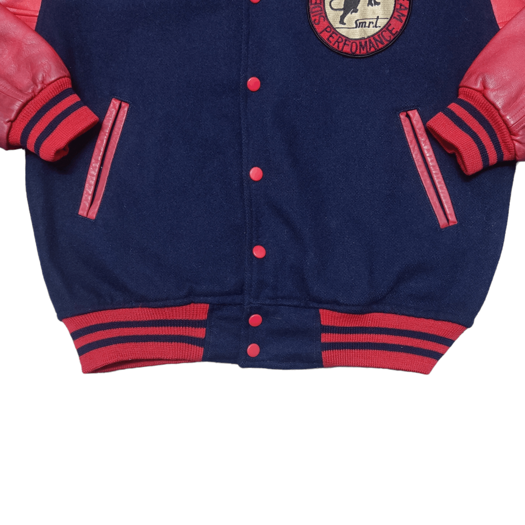 Japanese Brand Vintage Sidemm Moto Racing Team Varsity Jacket Reversible Size US M / EU 48-50 / 2 - 3 Thumbnail