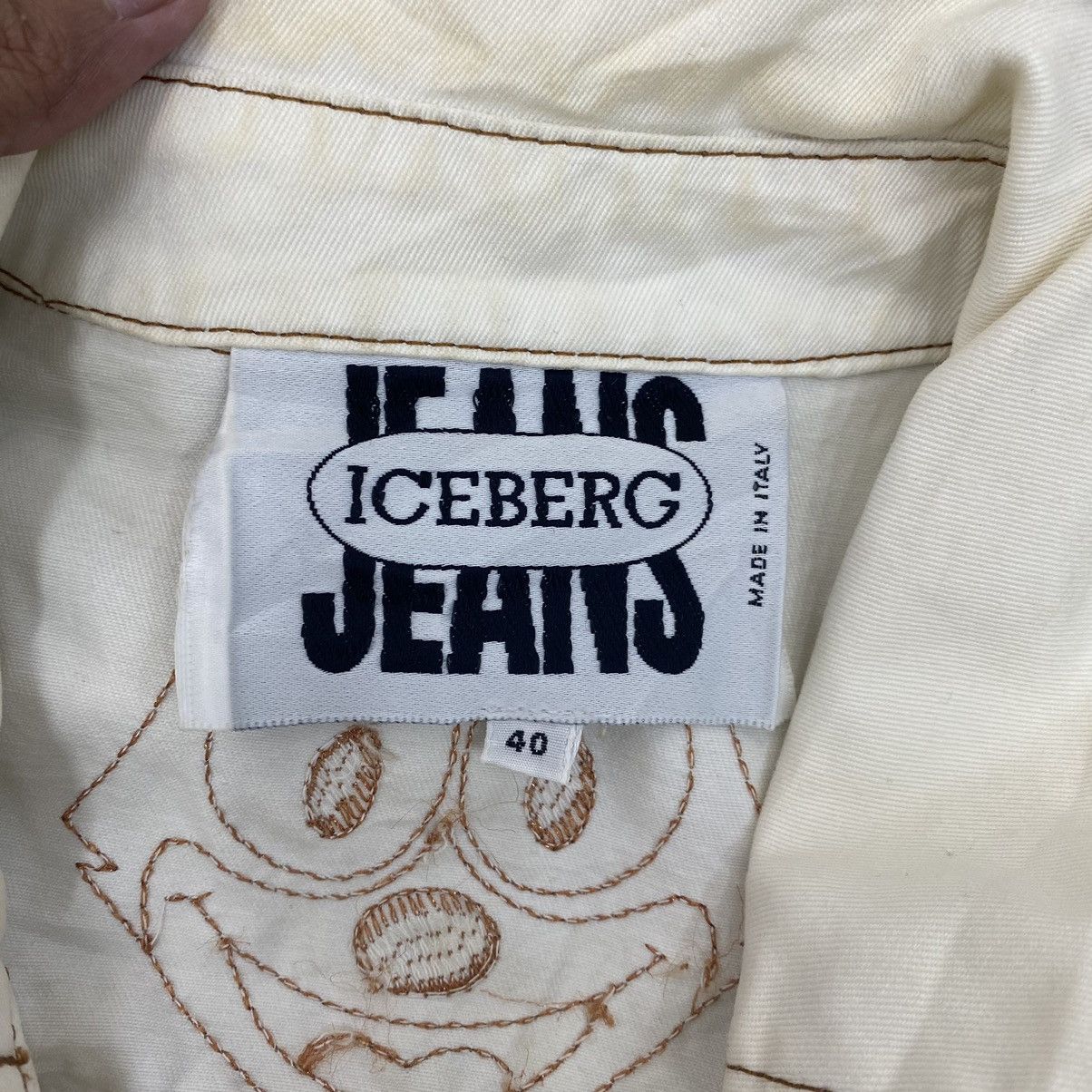 Iceberg Vintage ICEBERG JEANS Felix The Cat Italy Brand Short Jacket Size US XS / EU 42 / 0 - 3 Thumbnail