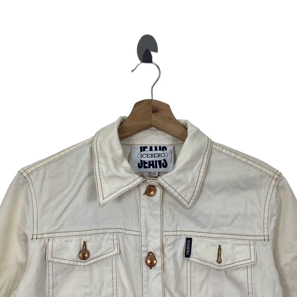 Iceberg Vintage ICEBERG JEANS Felix The Cat Italy Brand Short Jacket Size US XS / EU 42 / 0 - 2 Thumbnail