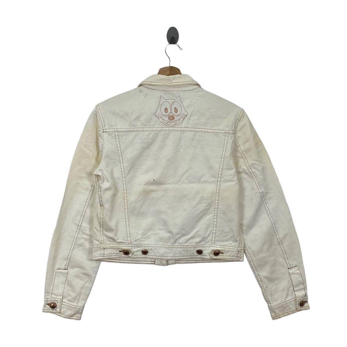 Iceberg Vintage ICEBERG JEANS Felix The Cat Italy Brand Short Jacket Size US XS / EU 42 / 0 - 5 Thumbnail