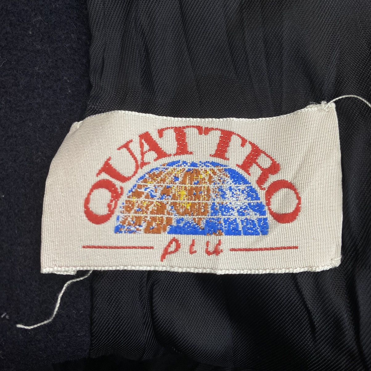Vintage Vintage QUATTRO PIU Italy Brand Navy Long Coat Parka Jacket Size US M / EU 48-50 / 2 - 3 Thumbnail