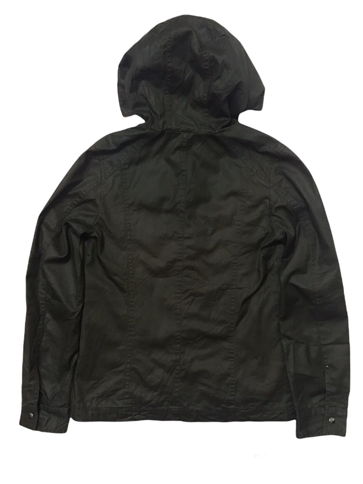 Japanese Brand Uniqlo Coated Cloth Hoodie Jacket Size US M / EU 48-50 / 2 - 2 Thumbnail