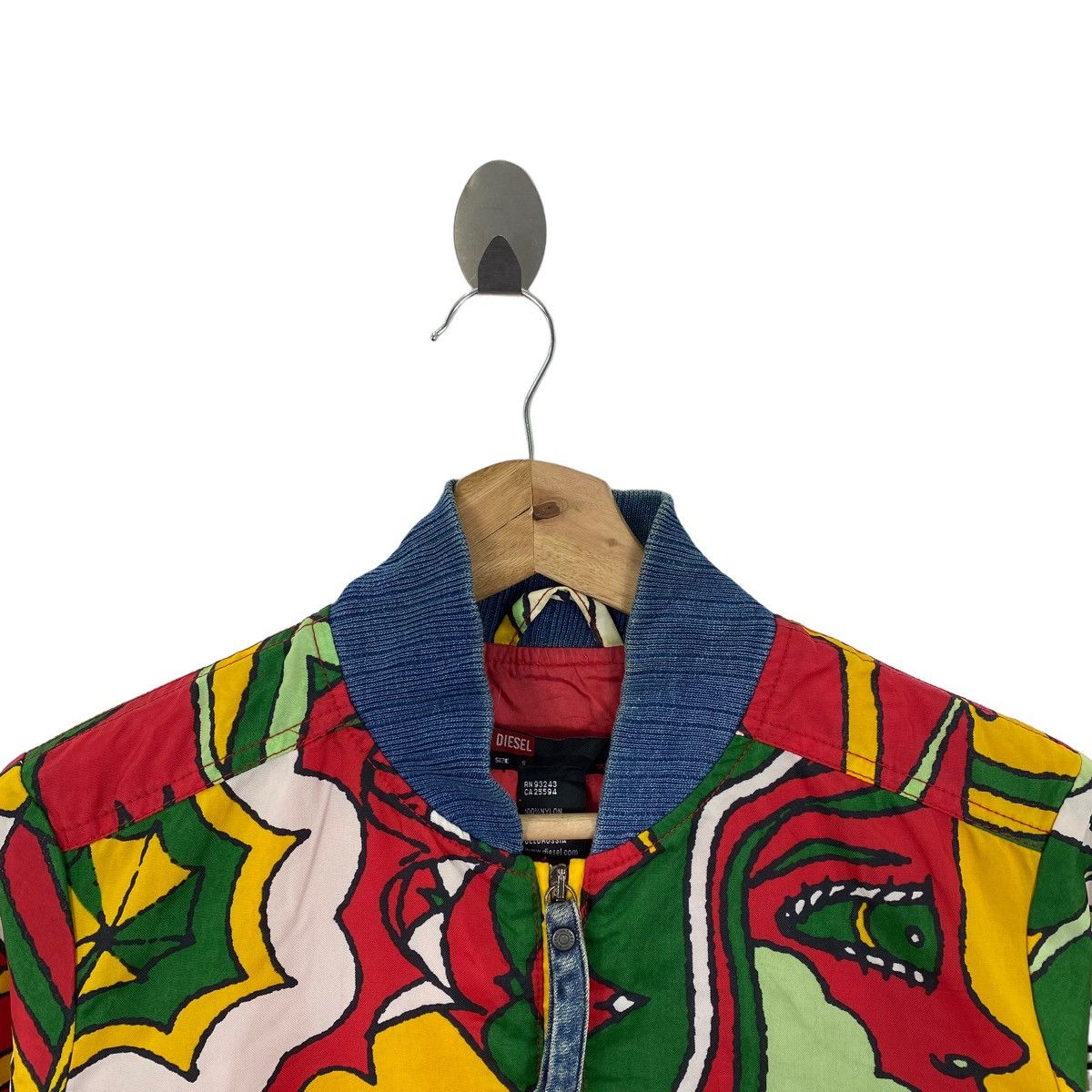 Diesel DIESEL Pop Art Overprint Design Bomber Jacket Size US S / EU 44-46 / 1 - 4 Thumbnail