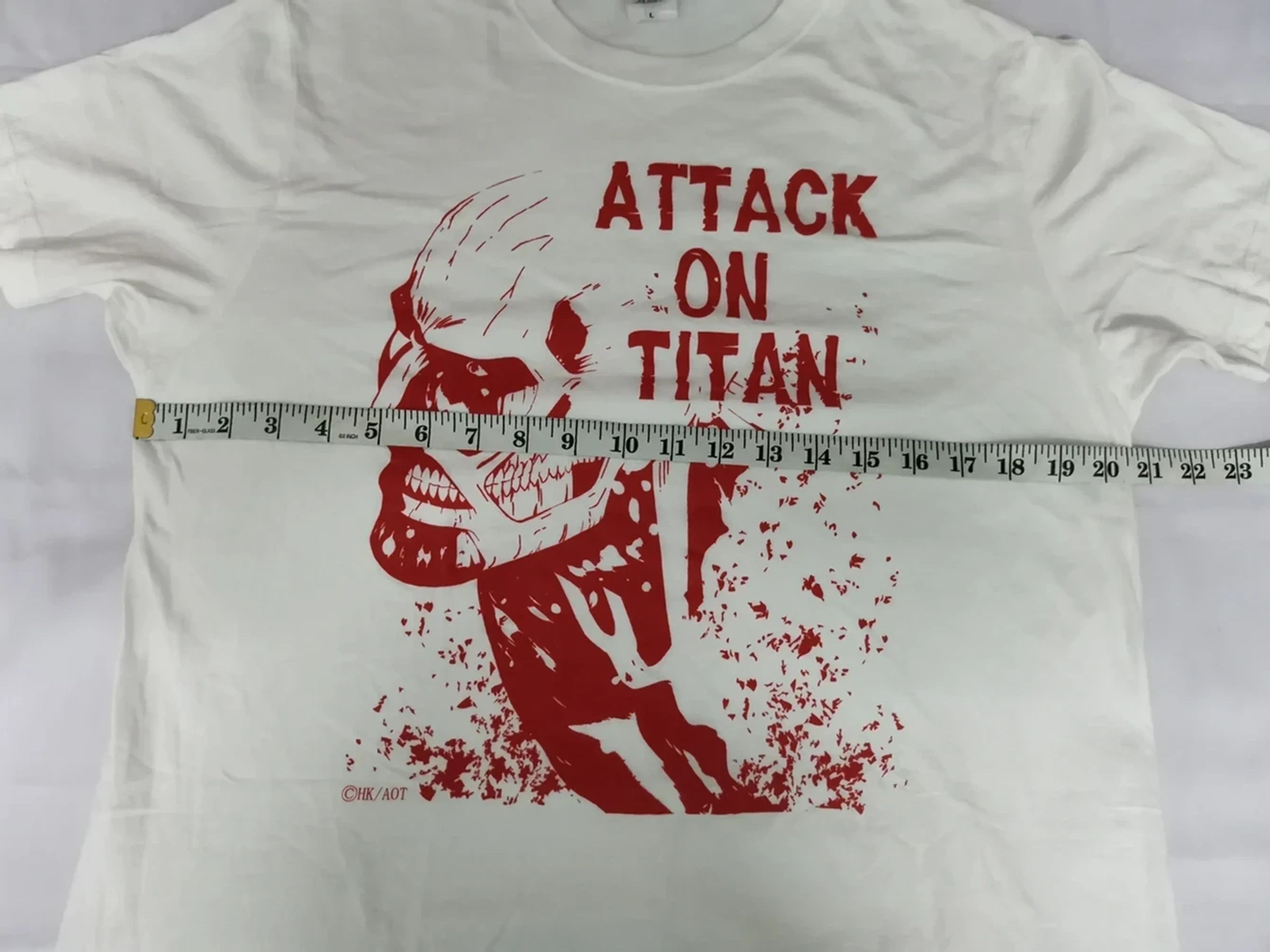 Anime Attack On Titan Japan Anime Tee Manga Akira Eva Bleach Size US L / EU 52-54 / 3 - 4 Thumbnail